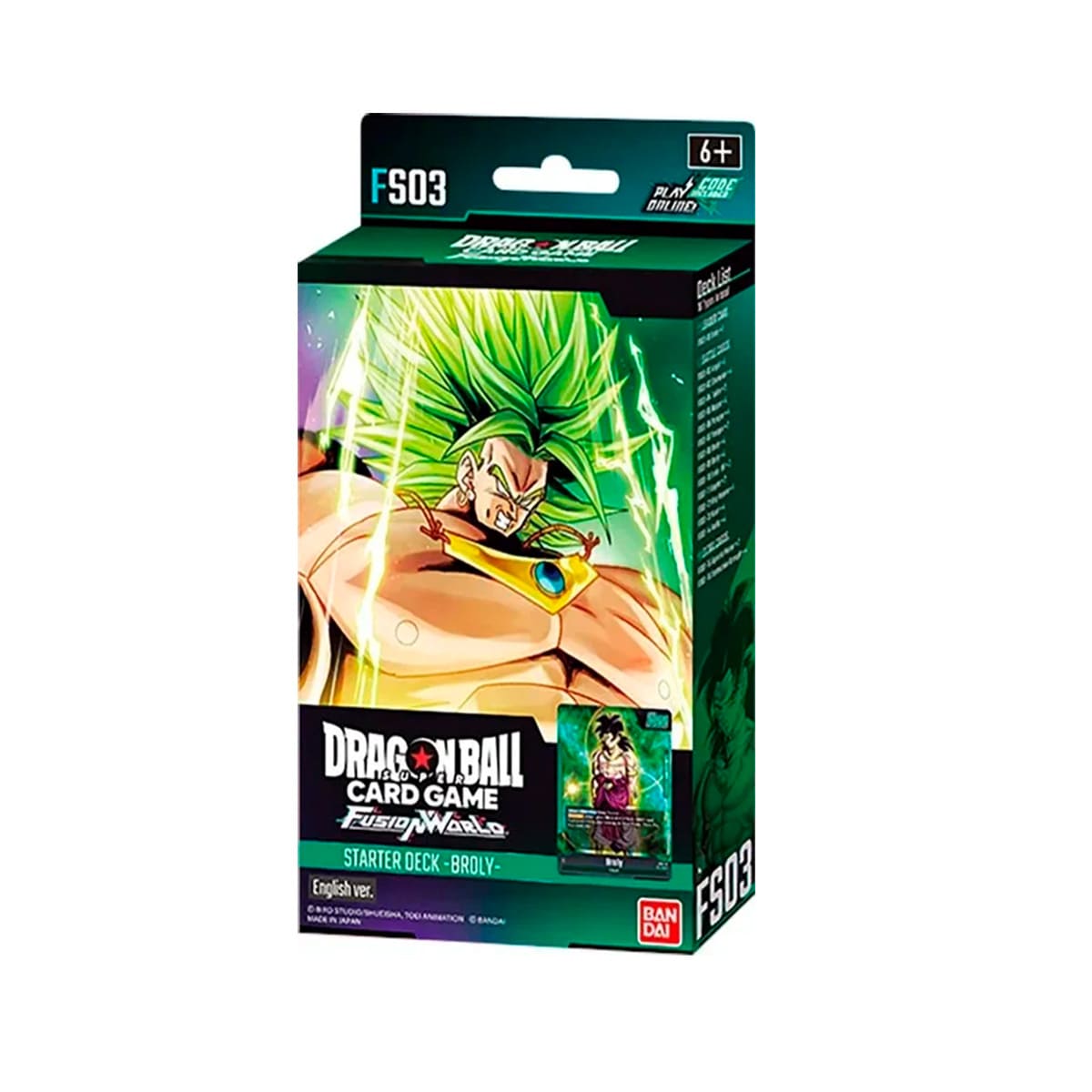 Dragon Ball Super Tcg World St Deck Broly