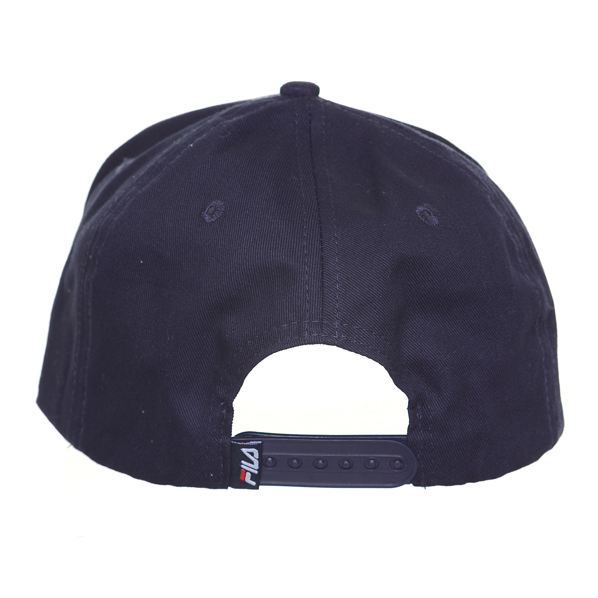 Hat 6 Panel Cotton Twill With 3D Emb Black Fila