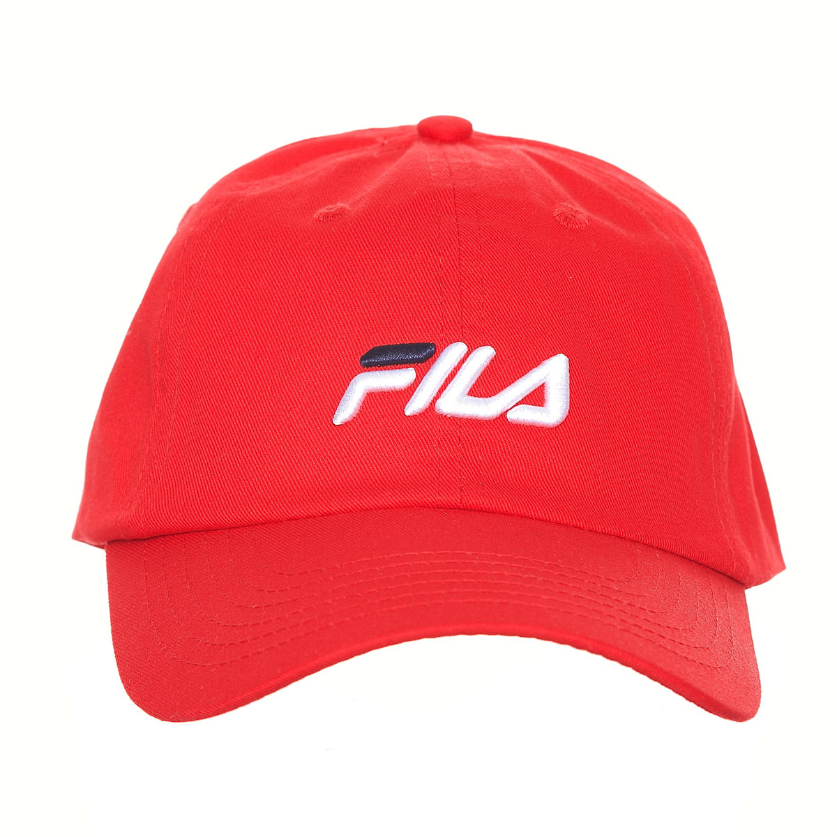 Hat 6 Panel Cotton Twill Speed Logo Red Fila