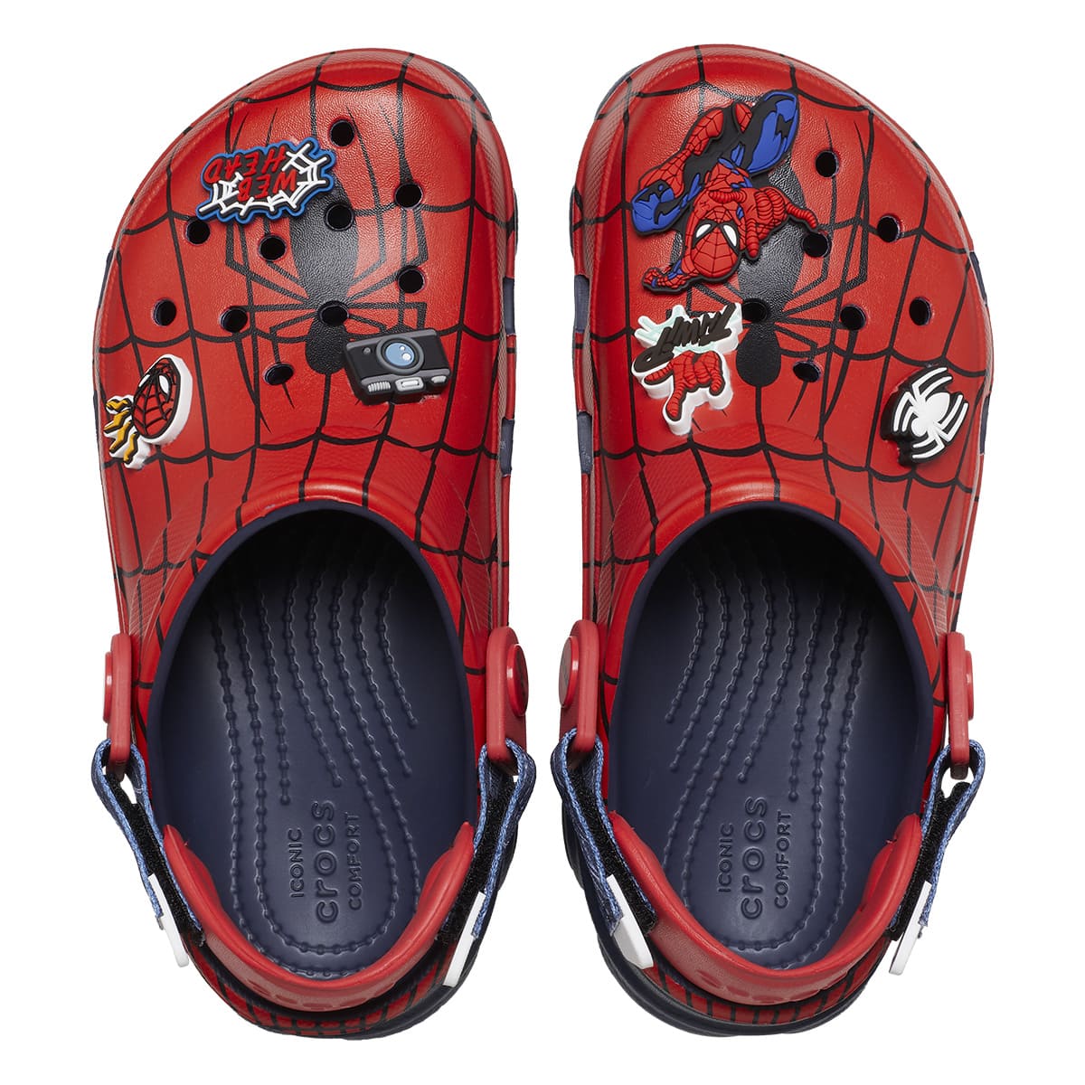 Sueco Spiderman 18-23 Rojo Crocs