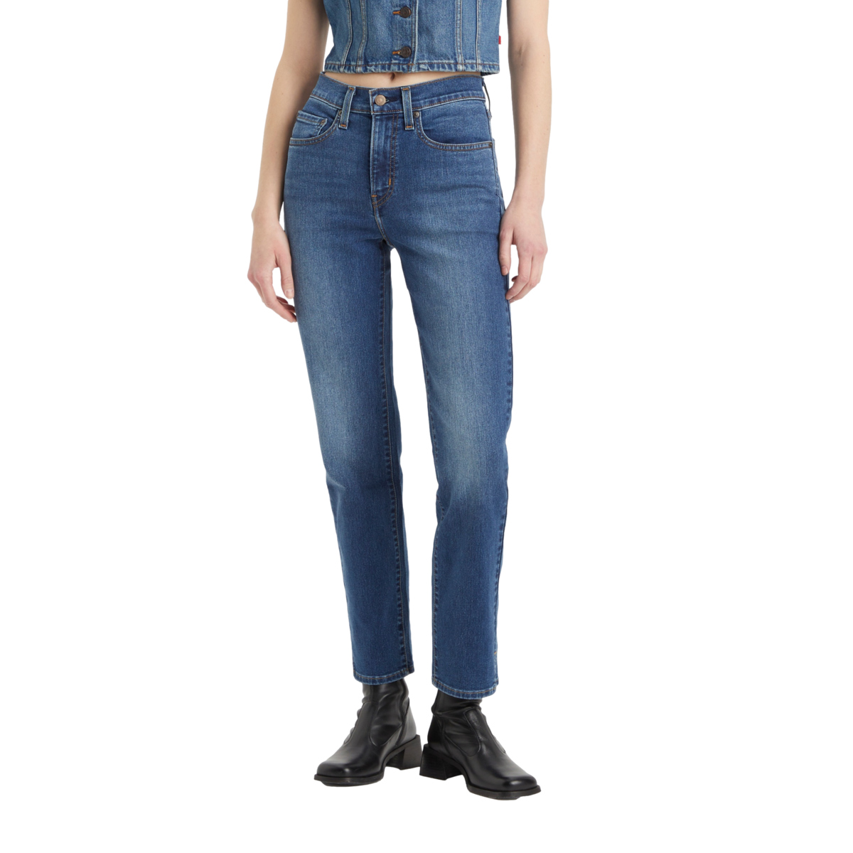 Jeans Levi's 724 High-Rise Straight para Mujer Junior