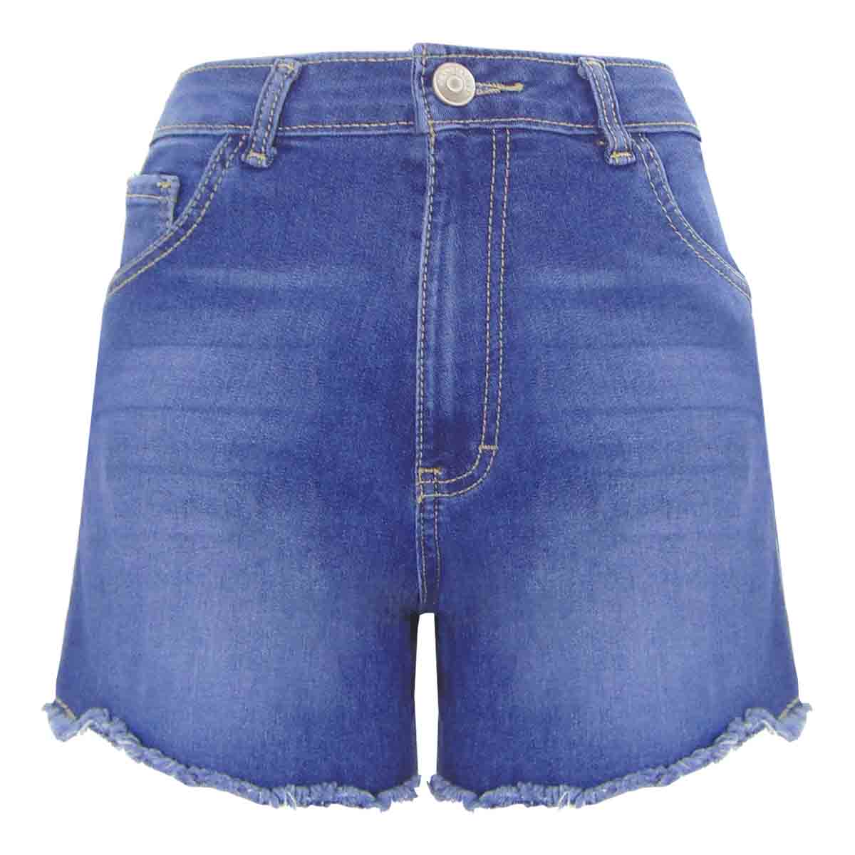 Short Deshilado en Piernas para Mujer Petite Jeans Berona