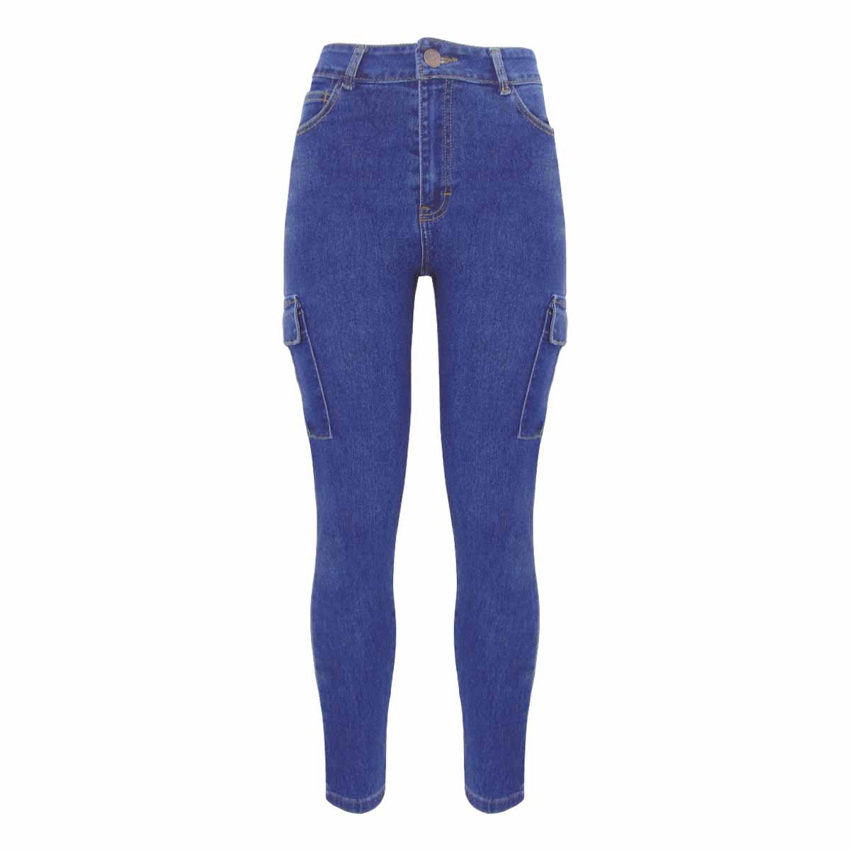 Jeans Berona Skinny Cargo para Mujer Petite