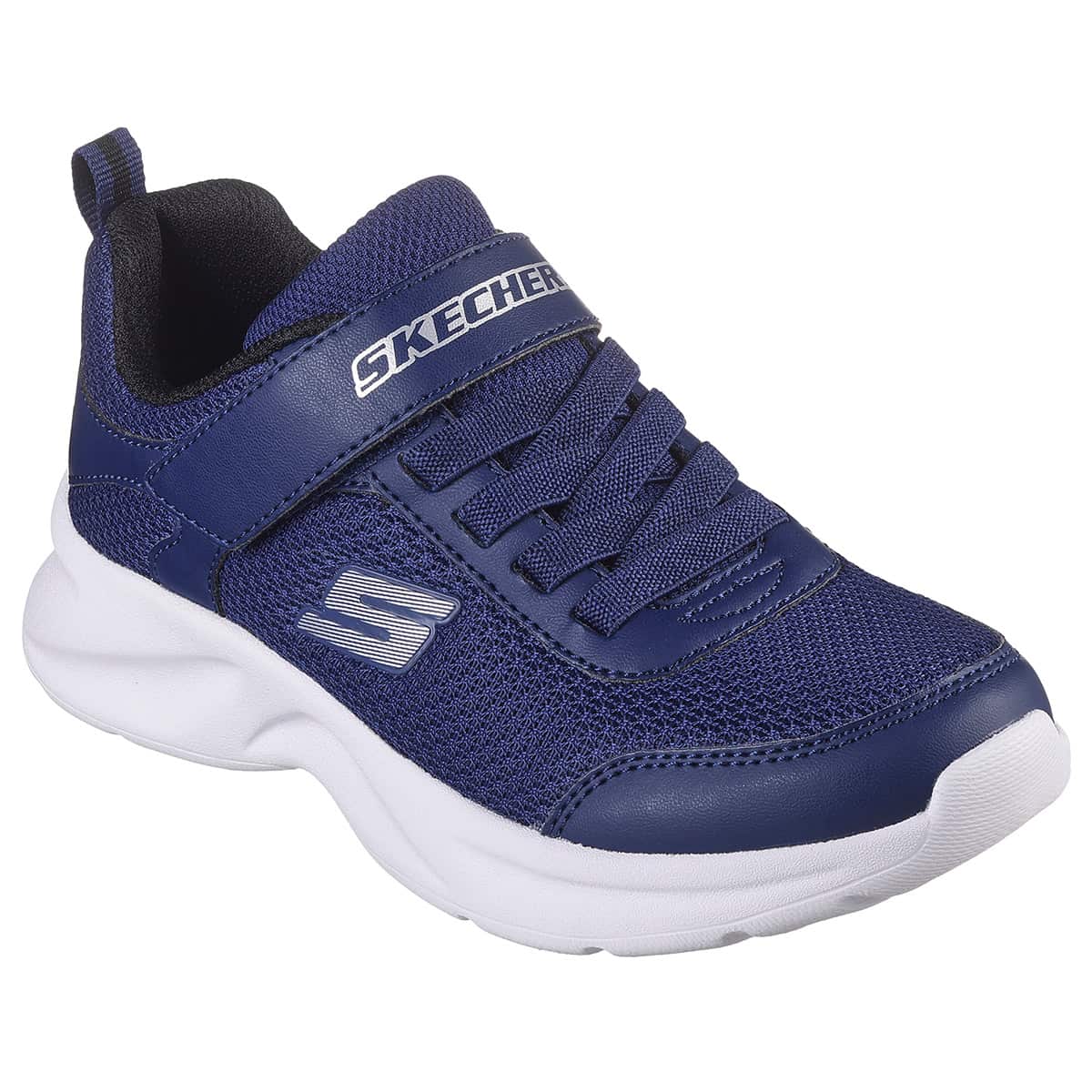 Tenis Skechers con Velcro 17-22 Color Azul