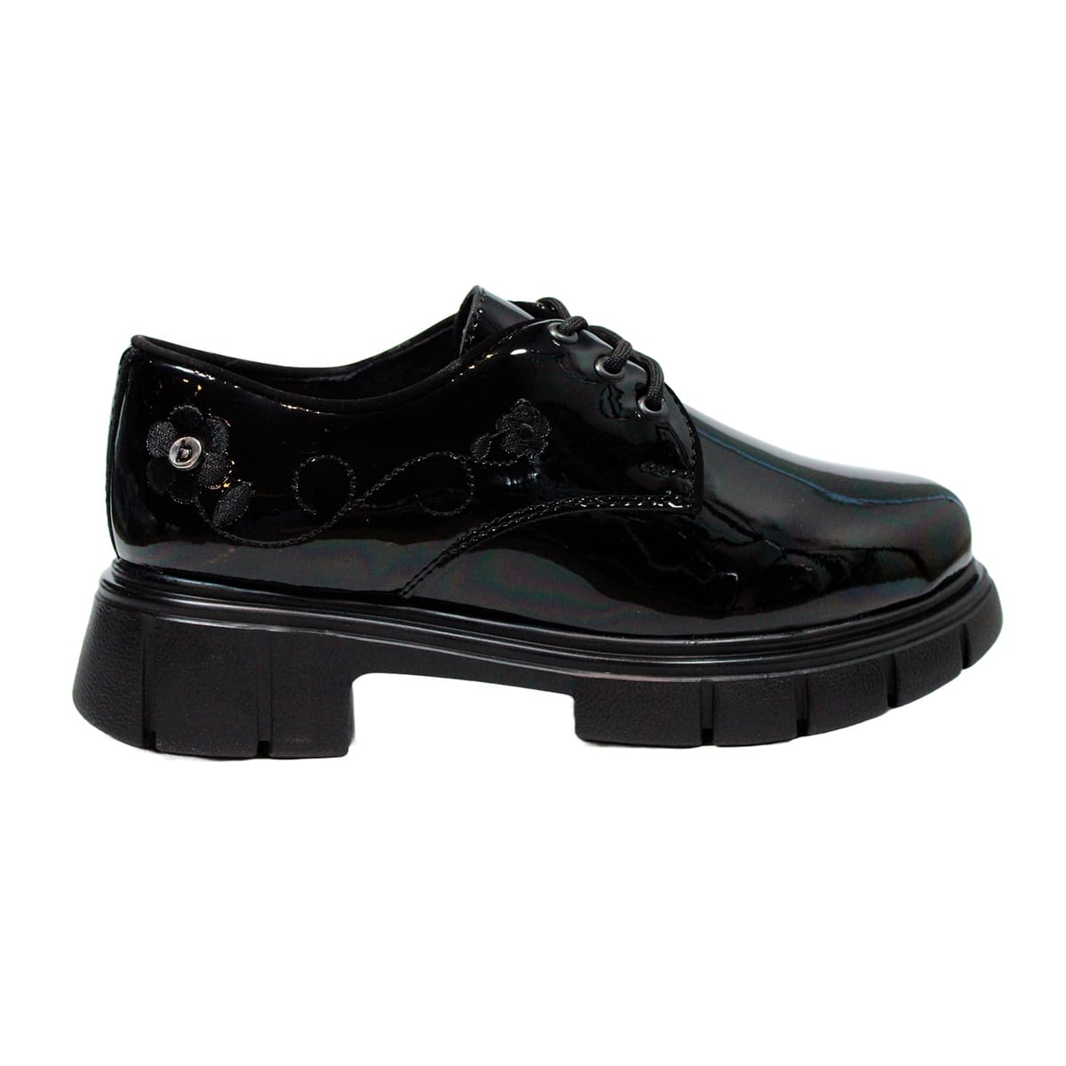 Zapato Tipo Choclo Escolar Blasito con Agujeta 18-25 Color Negro