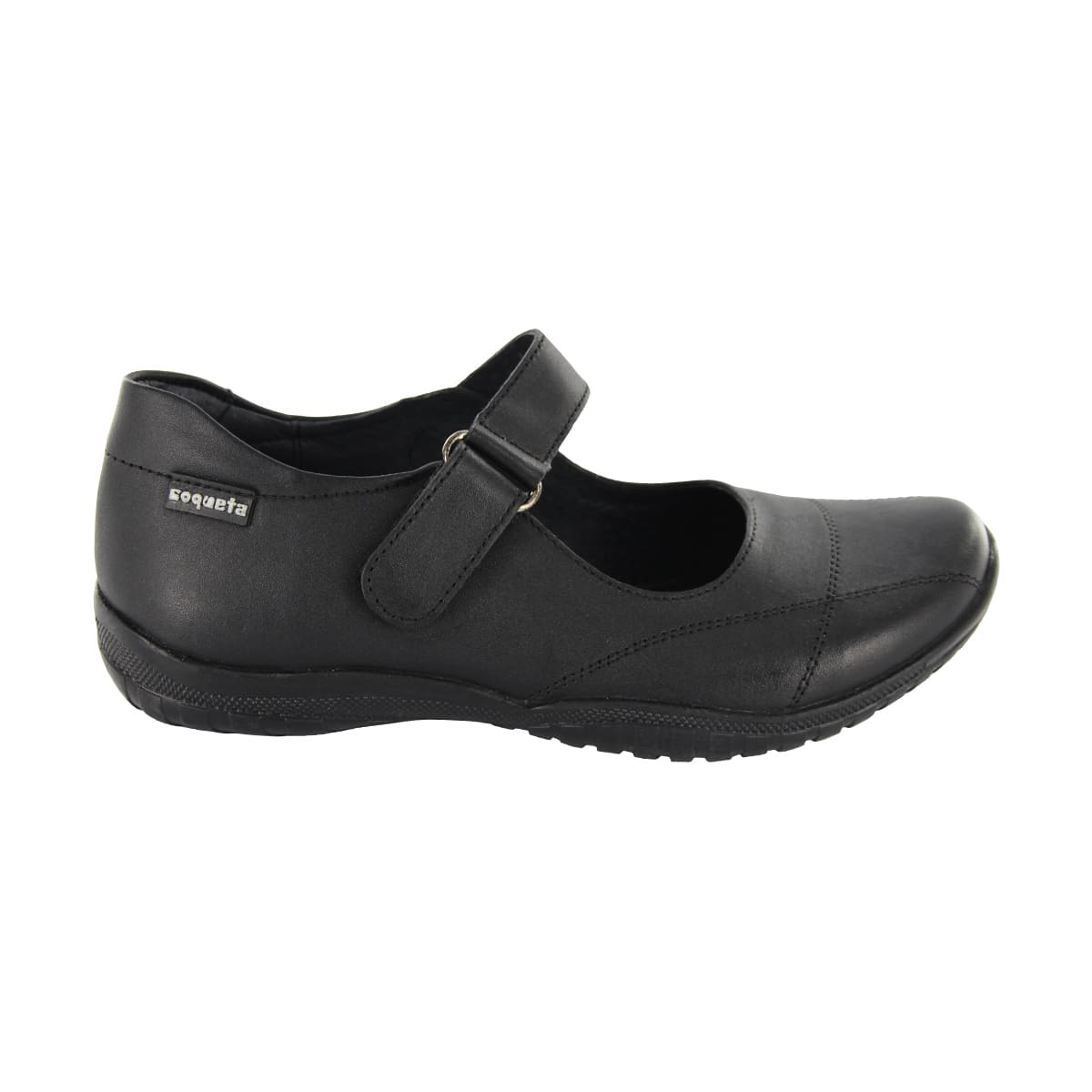 Zapato Escolar Coqueta con Velcro 18-21 Color Negro