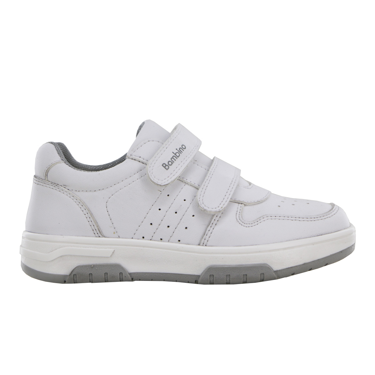 Tenis Bambino con Velcro 18-21 Color Blanco