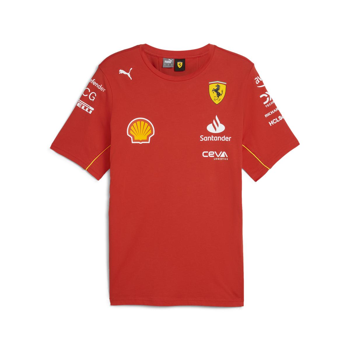 Playera Roja Team Ferrari Puma para Hombre