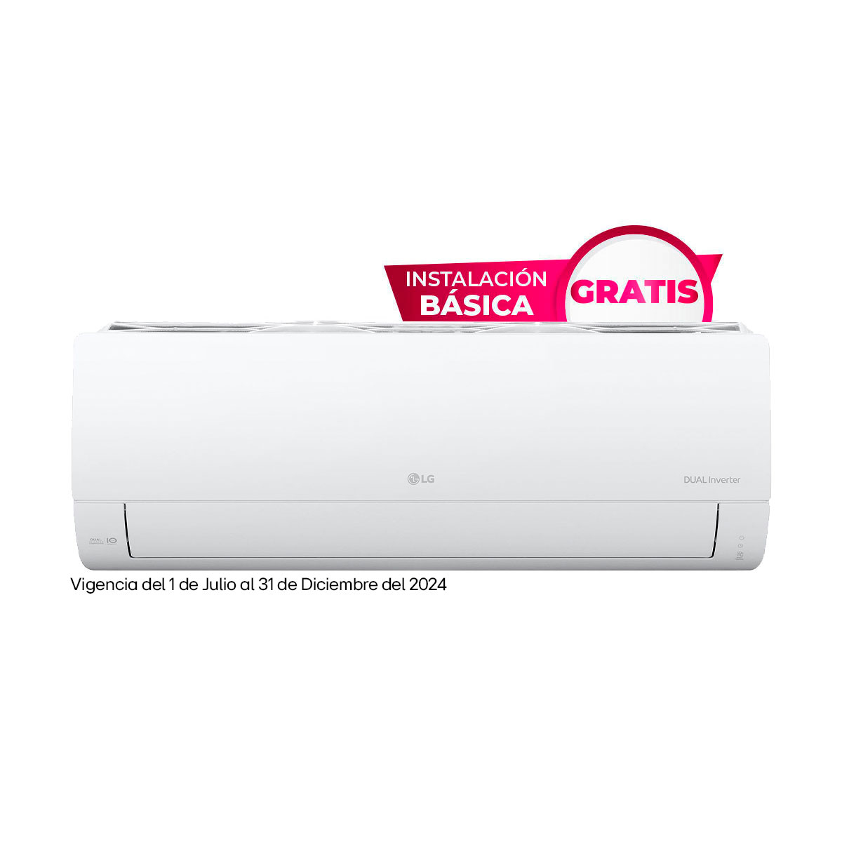 Aire Acondicionado Lg Minisplit  Dual Inverter Blanco Vx122C8