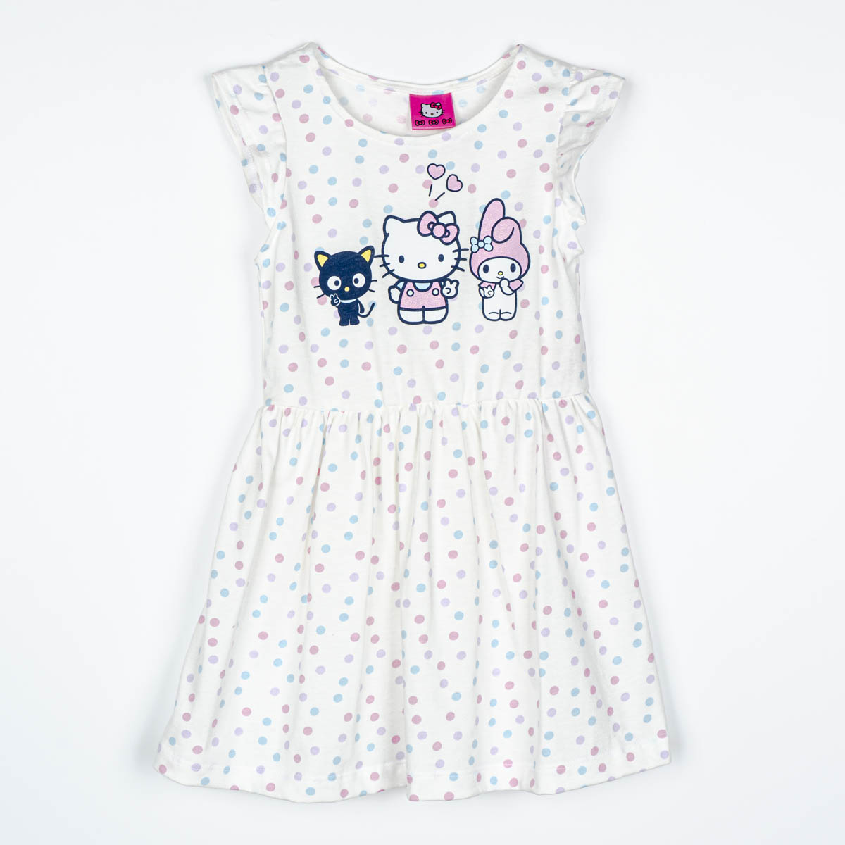 Vestido Manga Corta para Bebé Hello Kitty