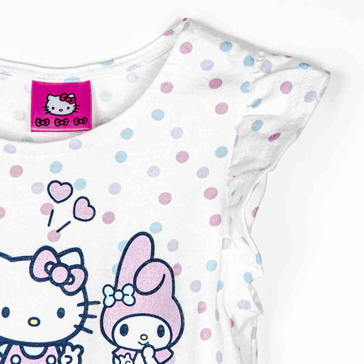 Vestido Manga Corta para Bebé Hello Kitty