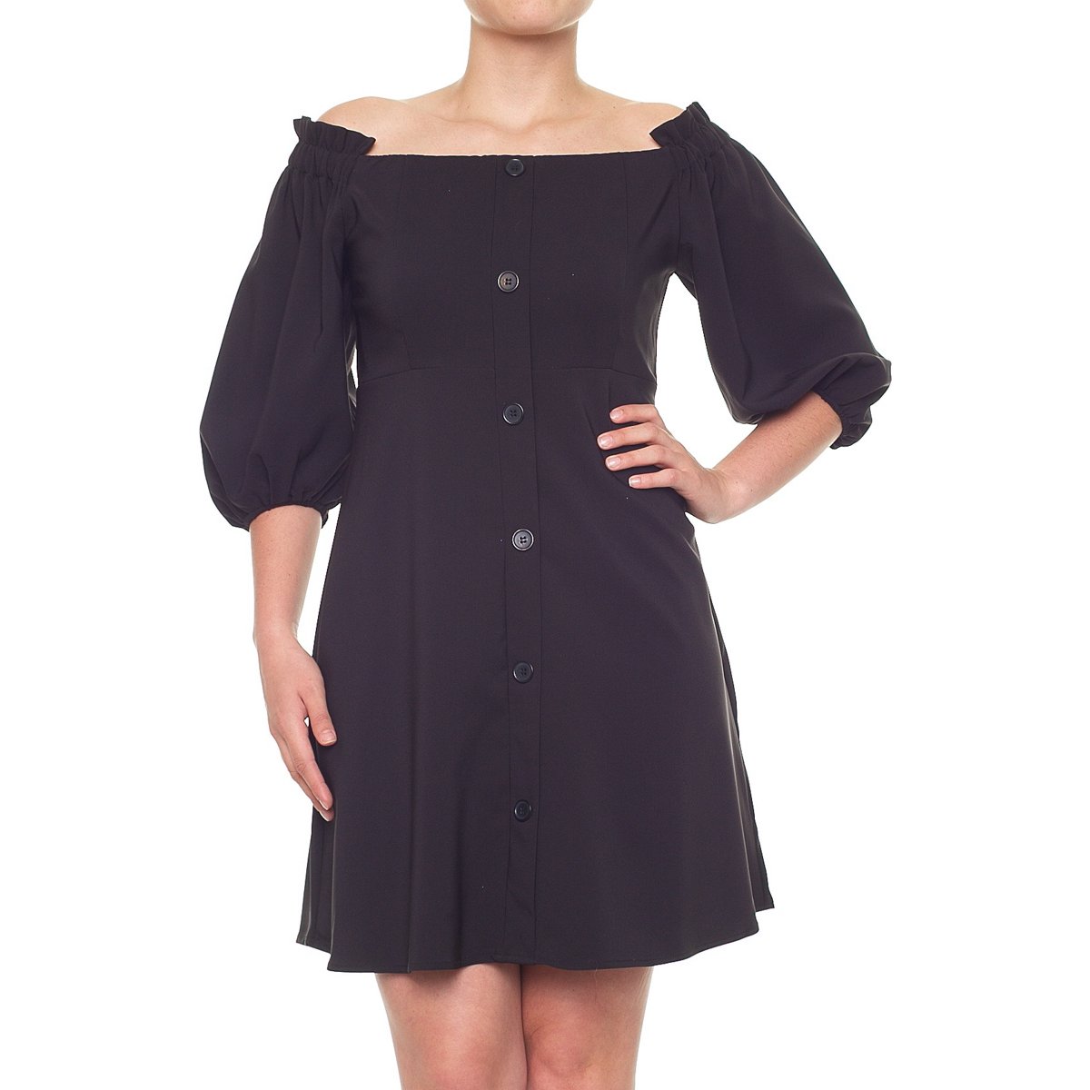 Vestido Corto con Botones para Dama Philosophy Jr Collec