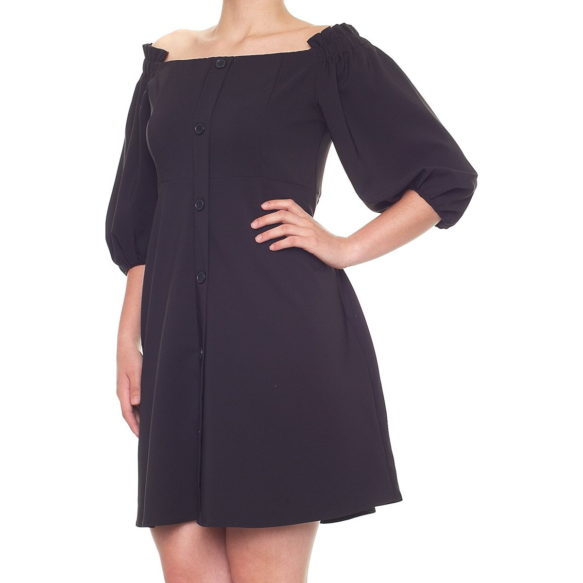 Vestido Corto con Botones para Dama Philosophy Jr Collec