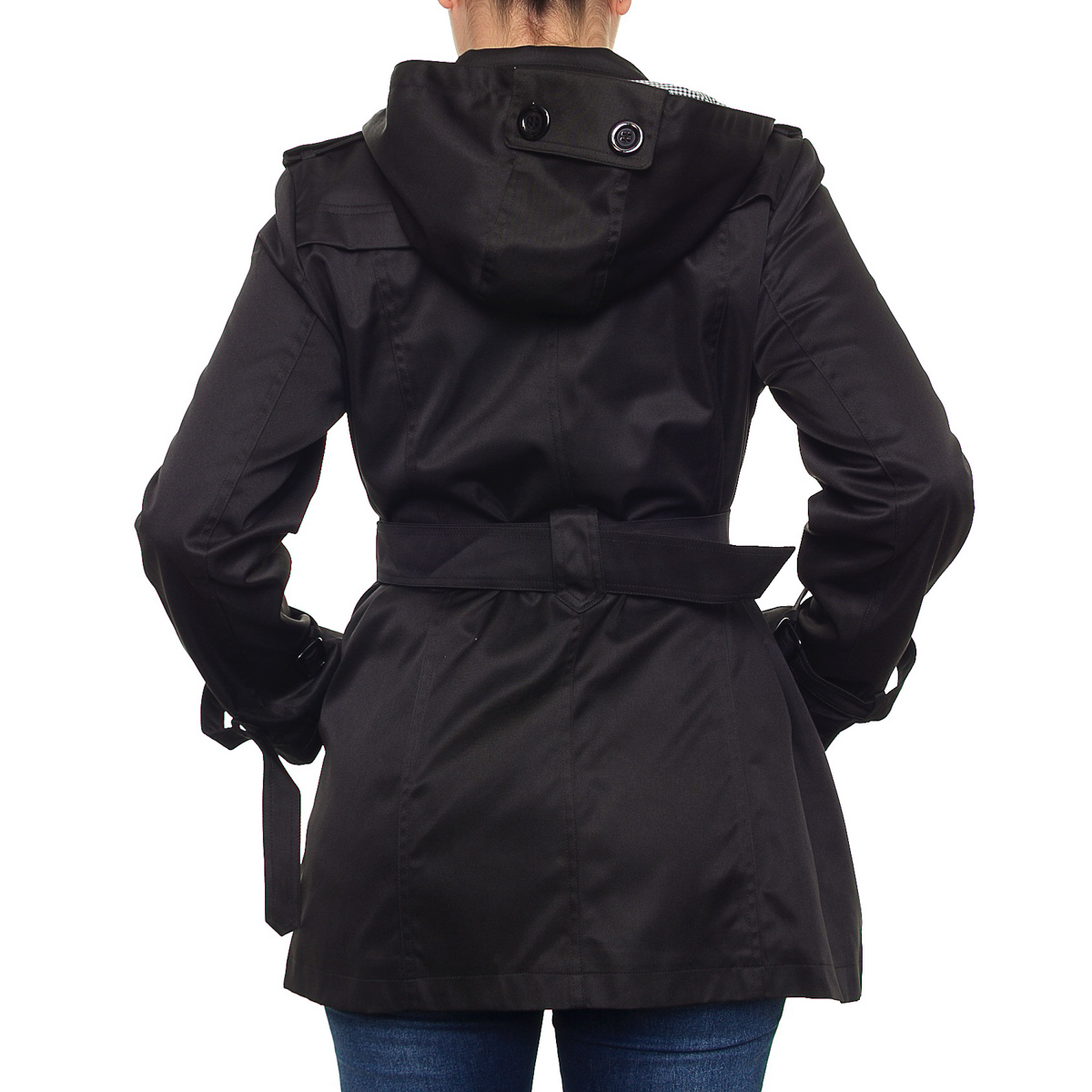 Gabardina Larga con Cinturón para Dama Davinchy