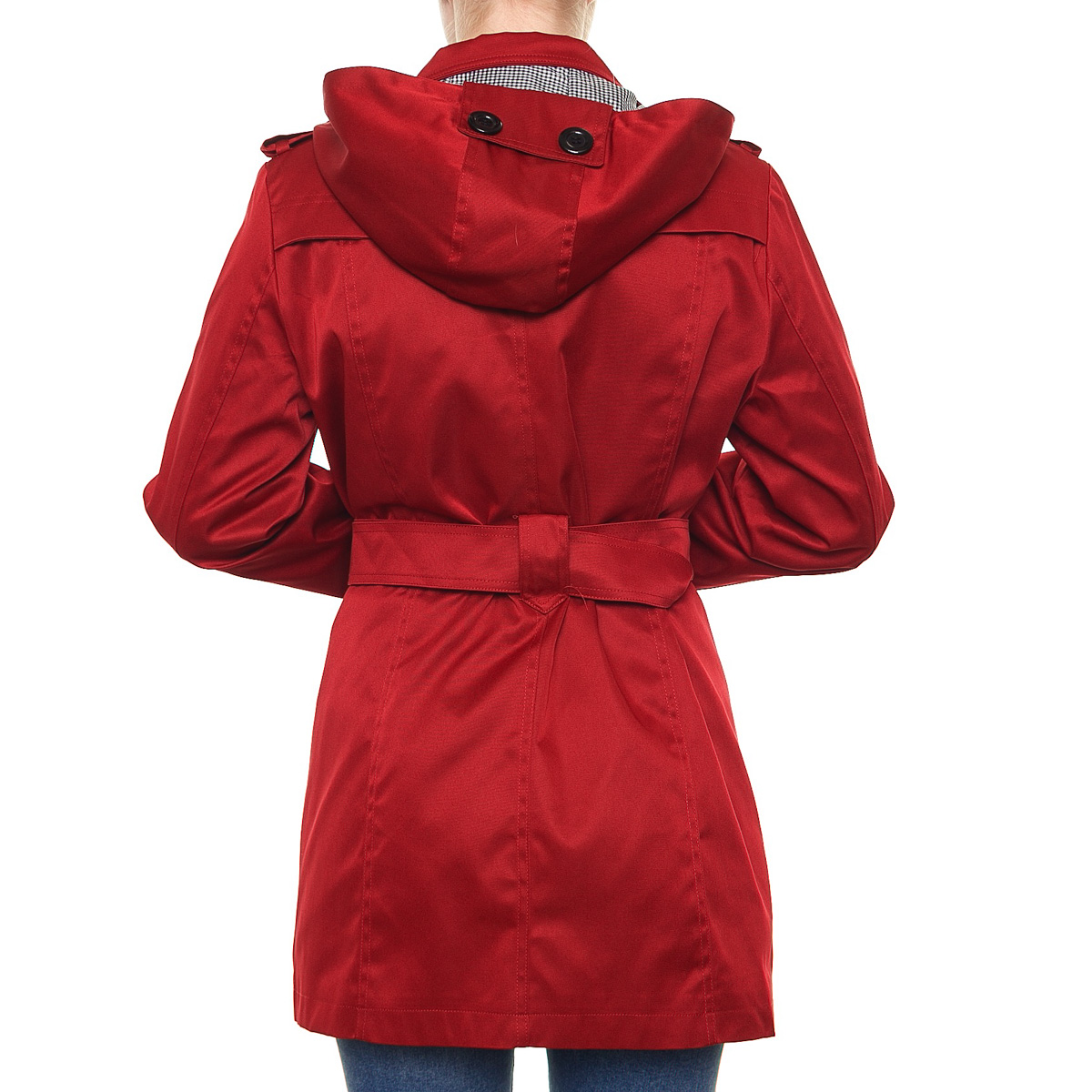 Gabardina Larga con Cinturón para Dama Davinchy