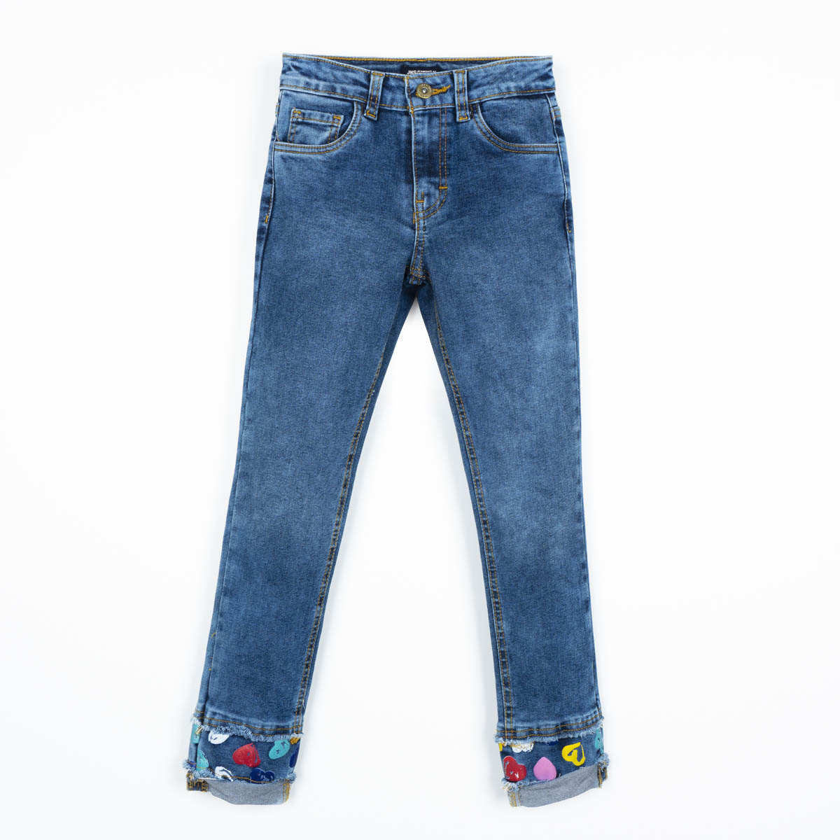 Jeans Skinny Estampado para Niña Jeanious