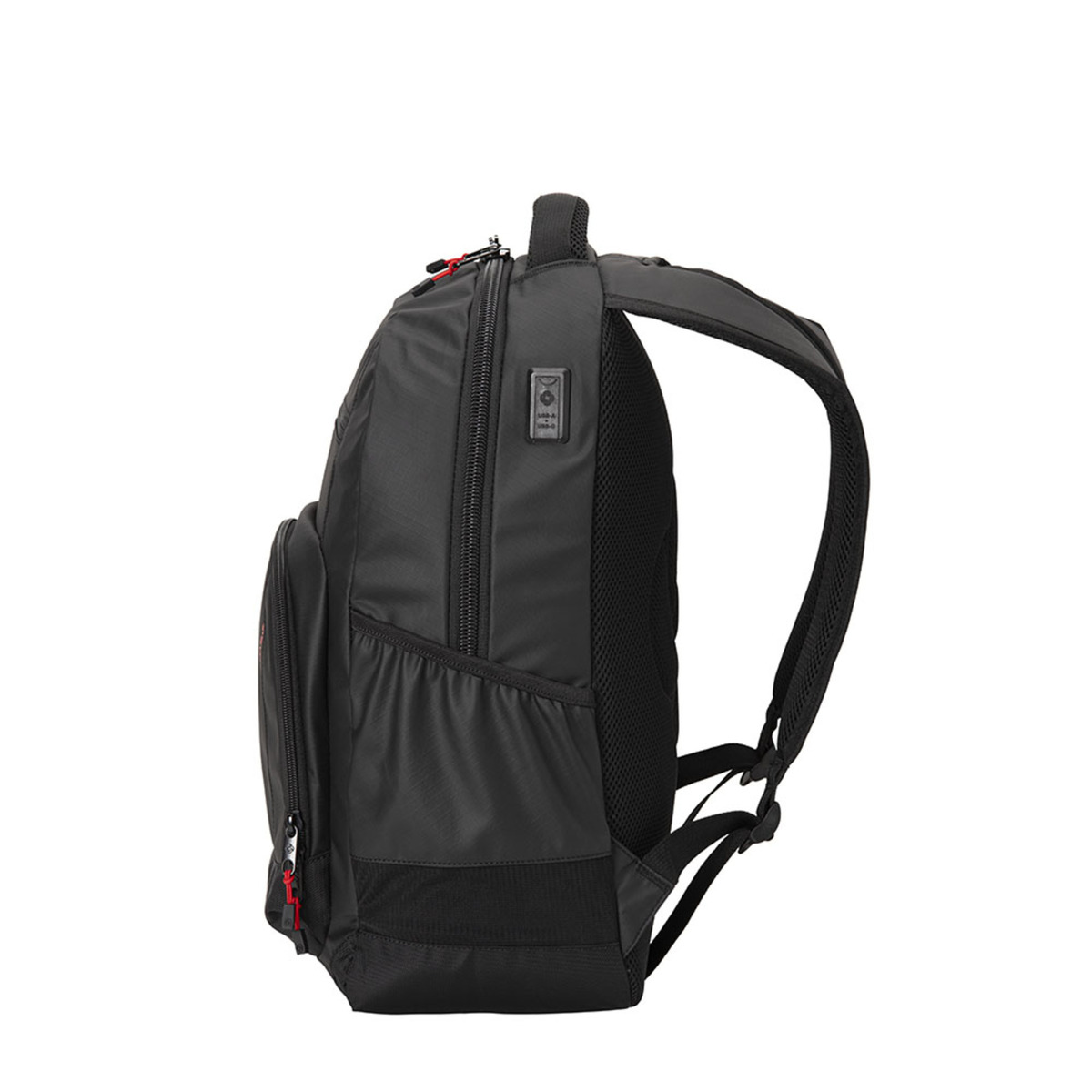 Mochila Tipo Backpack Pl Ignition Bravo Laptop Negro Rojo Samsonite