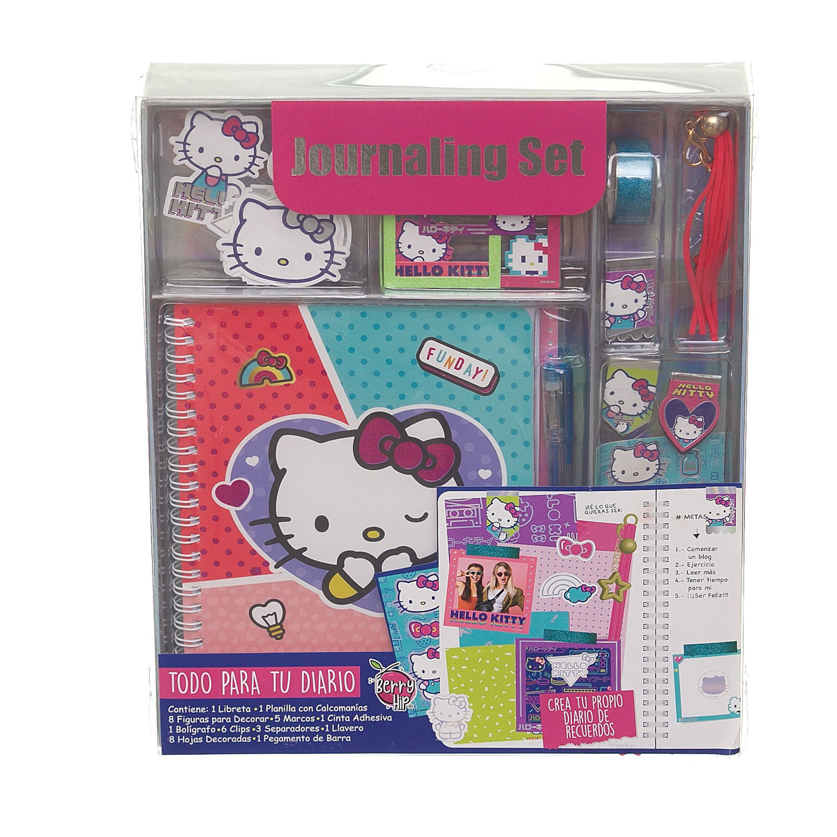 Set Diario Journaling Hello Kitty