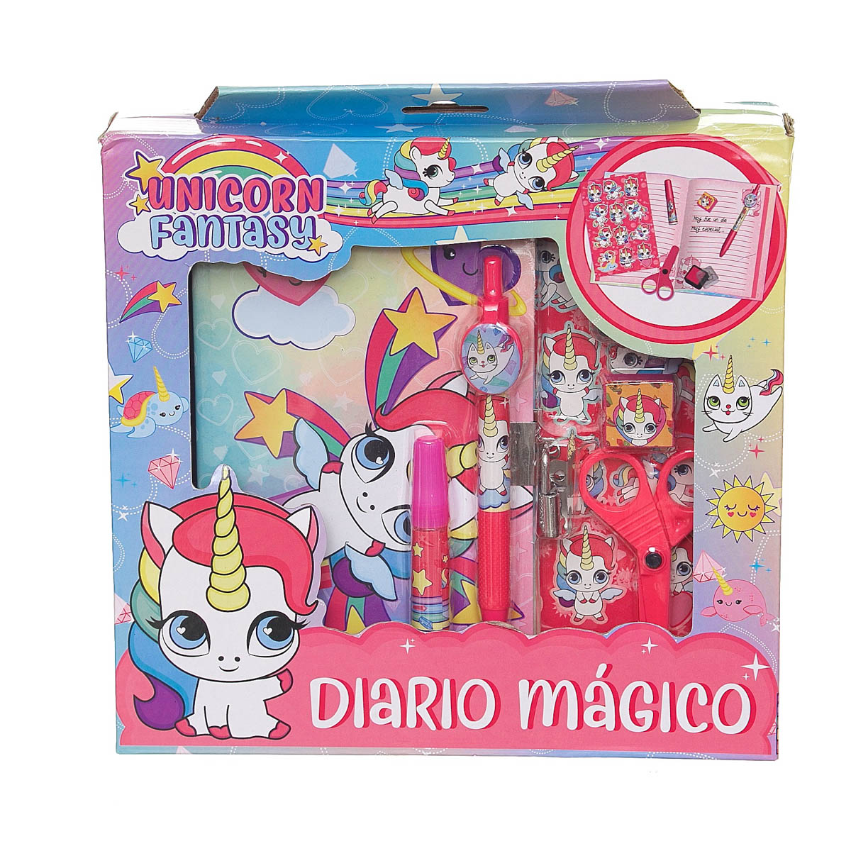 Set Diario Unicornio Go Fun