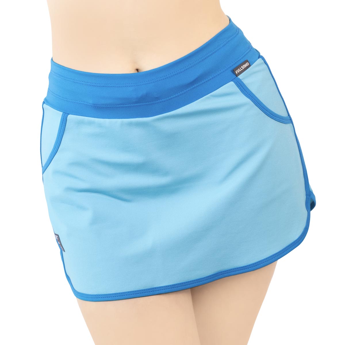 Traje de Baño Falda Short Liso para Mujer Fullsand