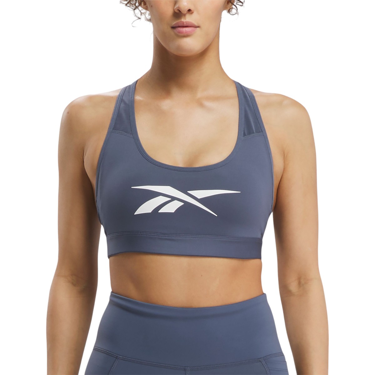 Top Reebok Diseño Liso para Mujer