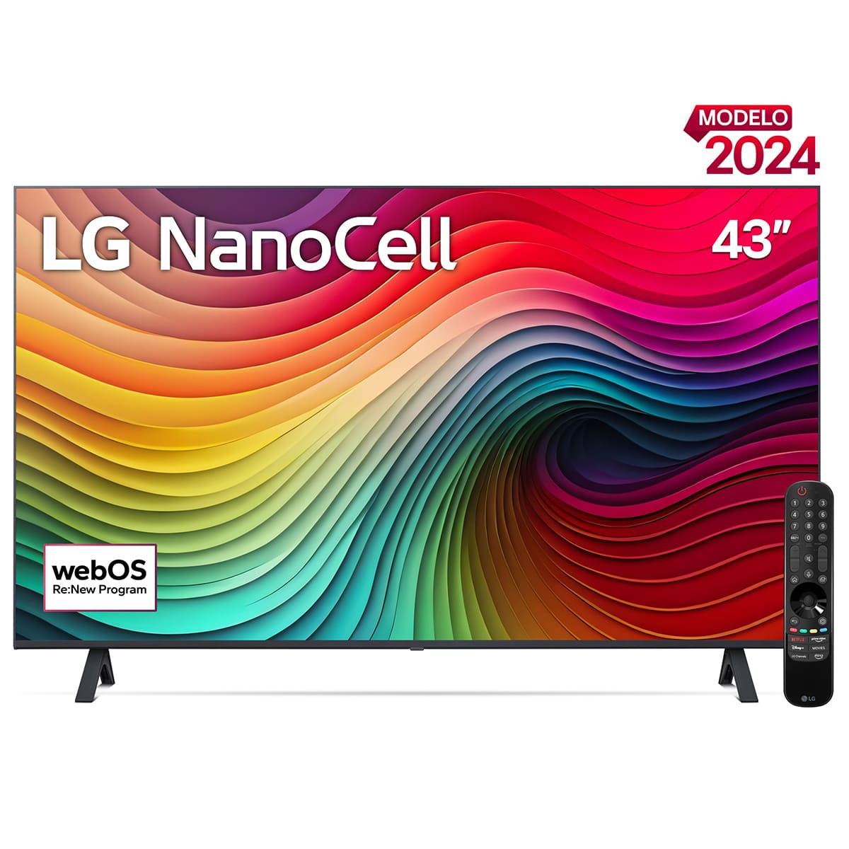 Pantalla LG Nanocell 43 Pulgadas 4K Smart Tv Thinq Ai 43Nano80Tsa