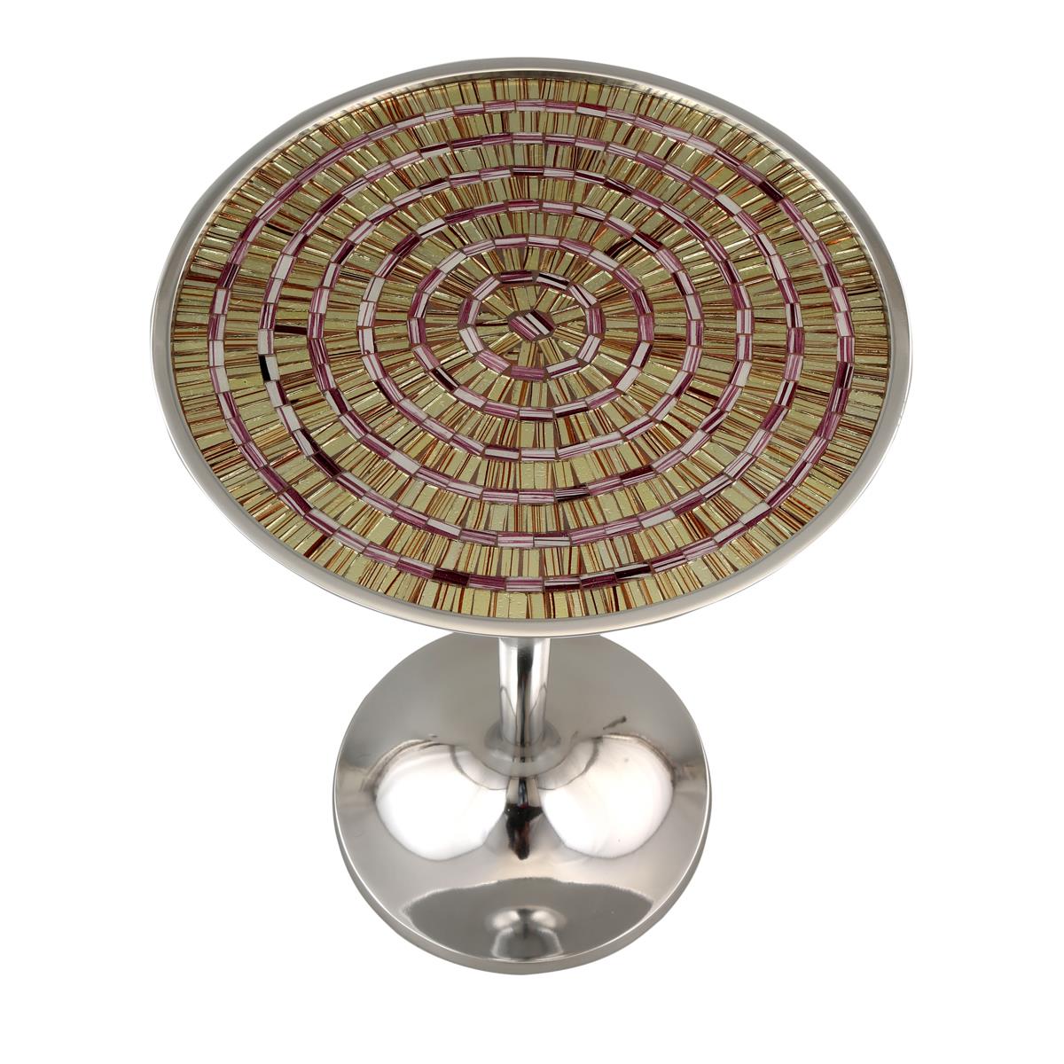 Mesa de Acento Tulip Mosaic Tiga Vintage Home