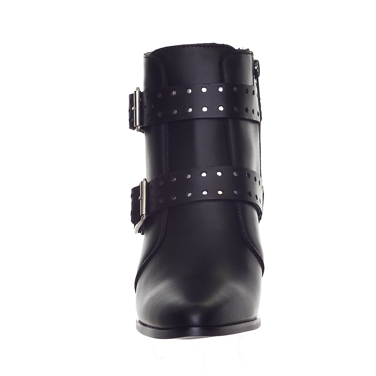 Botín con Tacón Doble Hebilla para Dama Michel Domit