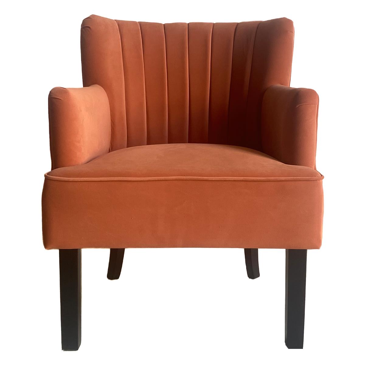 Sillón Enzo Velvet Peach Vintage Home