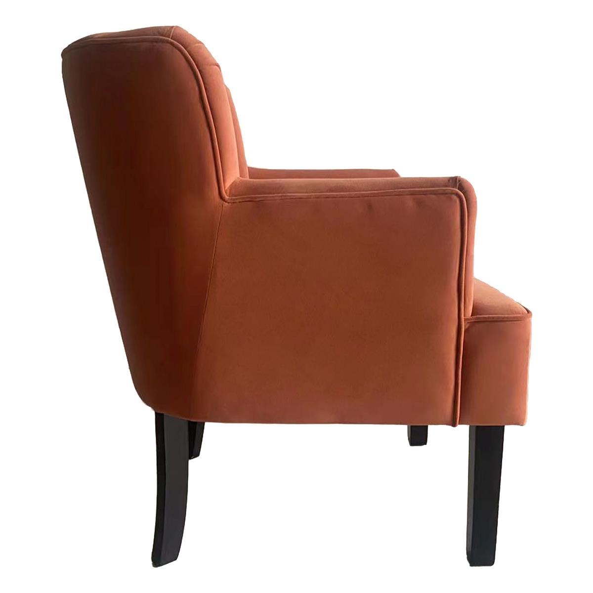 Sillón Enzo Velvet Peach Vintage Home