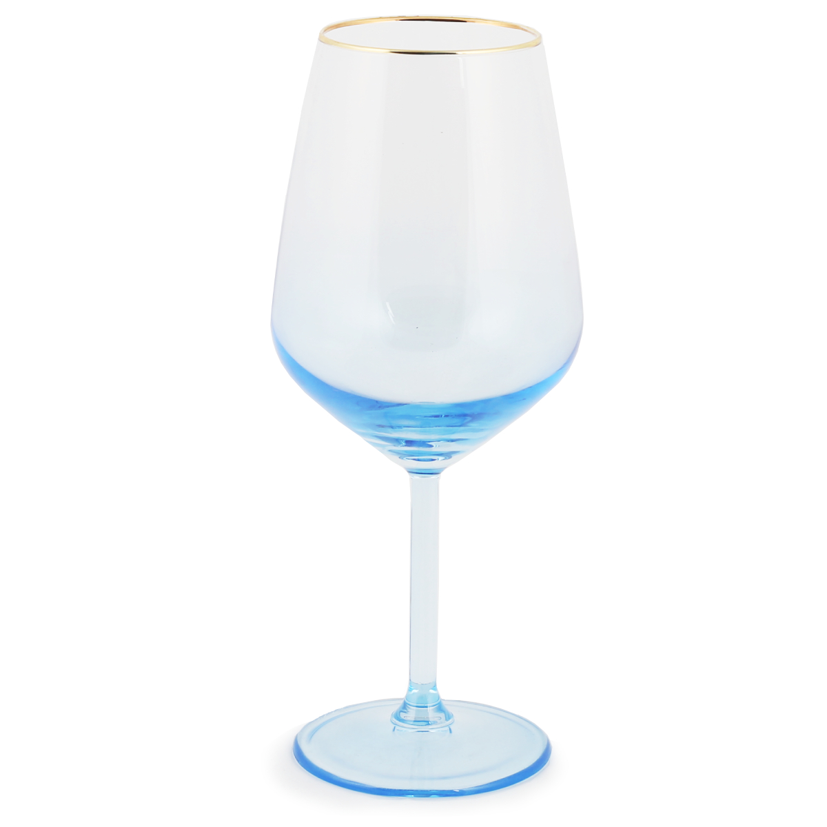 Juego de 6 Copas para Vino Harmony de 490 Ml Color Azul Rakle