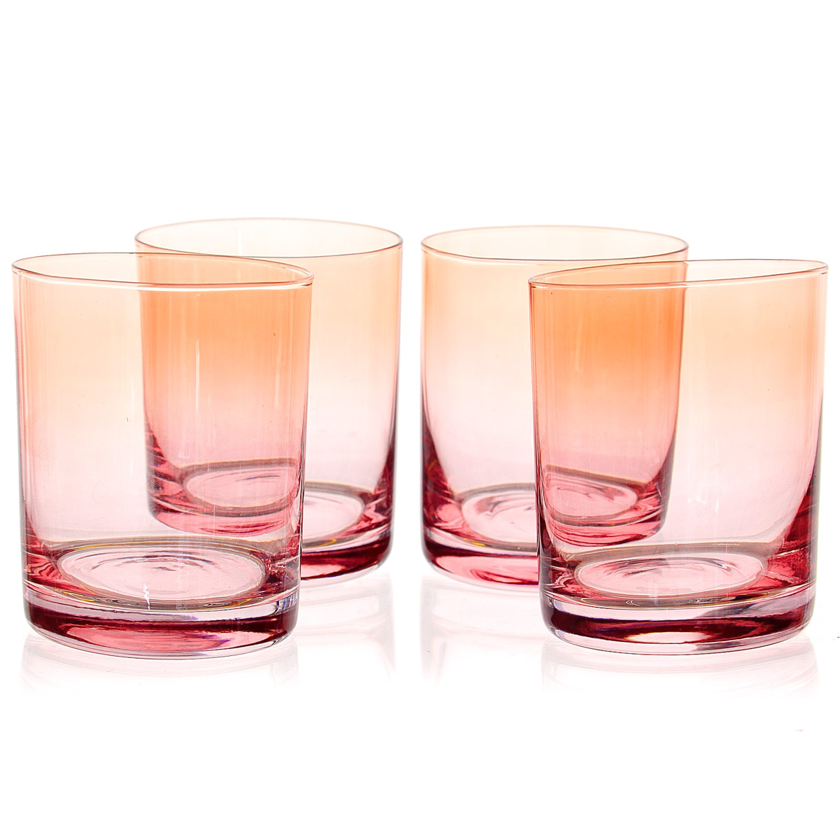 Set 4 Vasos Cortos Vidrio 435Ml Crown Baccara