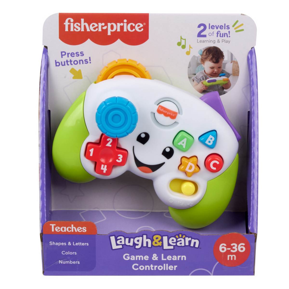 Fisherprice Juguete Bebés Control Juega Y Aprende Conmigo Mattel
