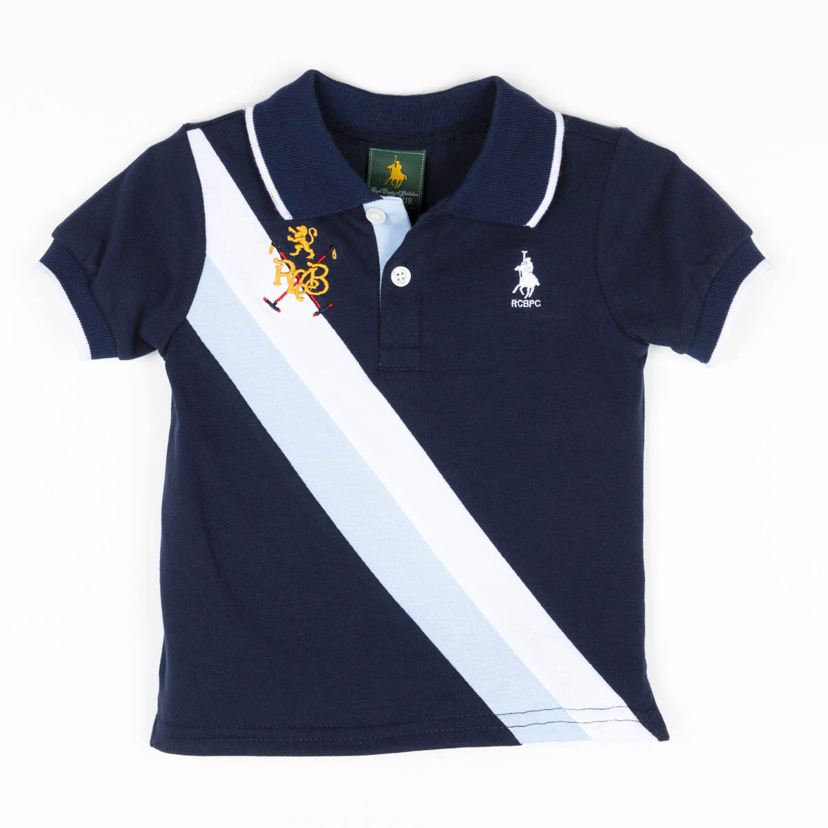 Conjunto 2 Pzas Playera Polo y Pantalón para Bebé Royal Polo Club