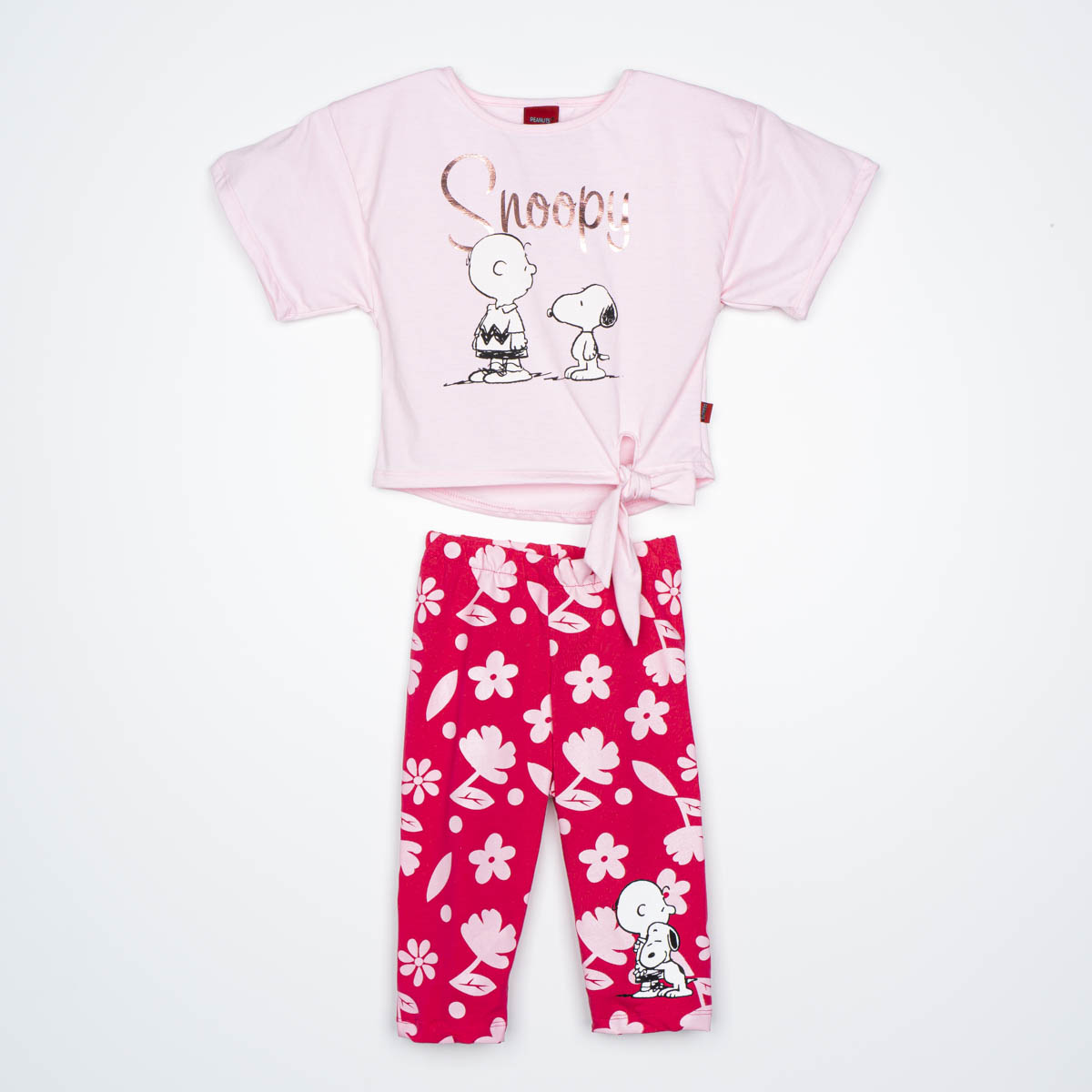 Conjunto 2 Piezas Playera y Leggings para Niña Snoopy