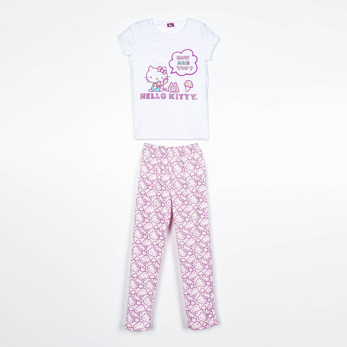 Pijama Playera y Pantalón para Niña Hello Kitty