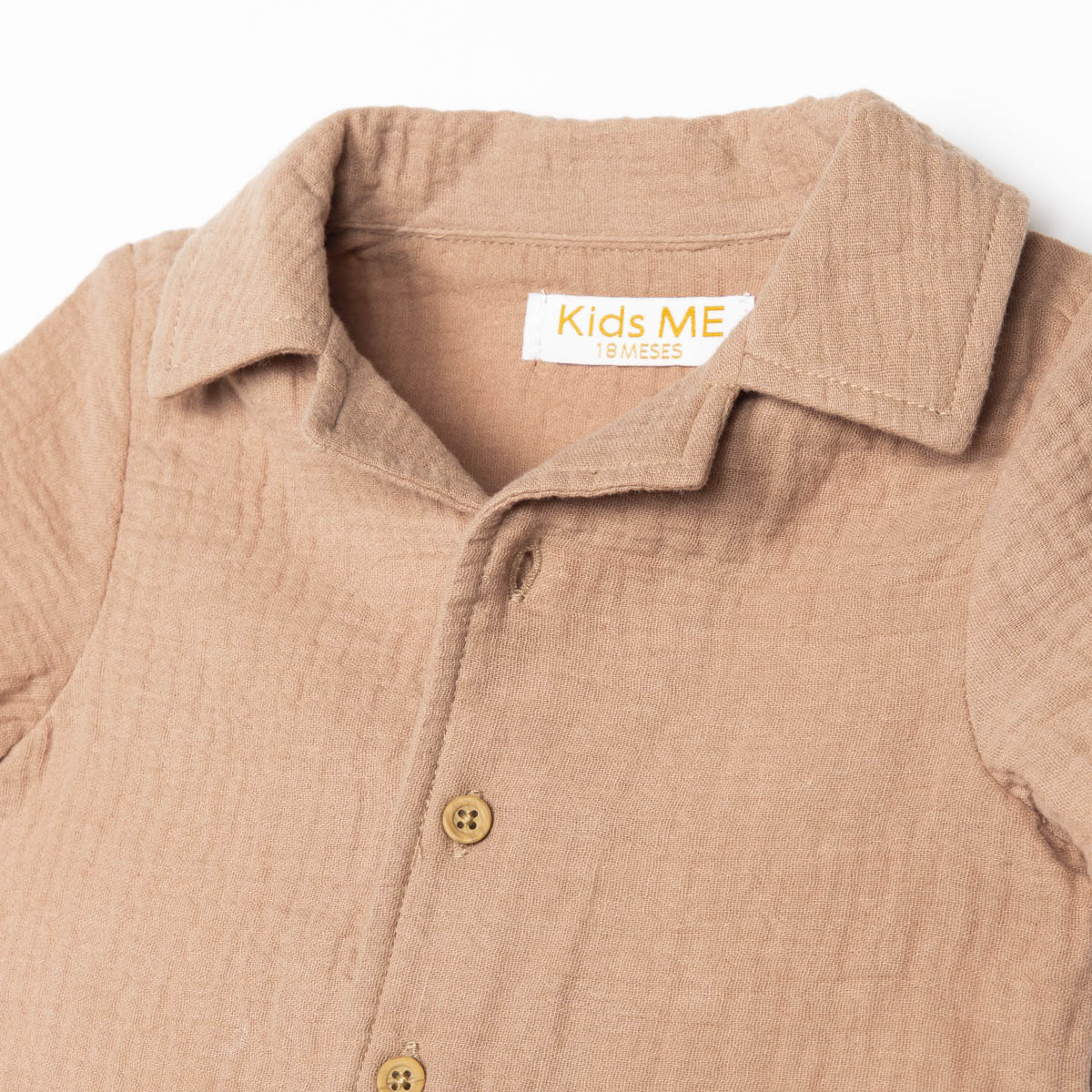 Conjunto Camisa Manga Corta para Bebé Kidsme