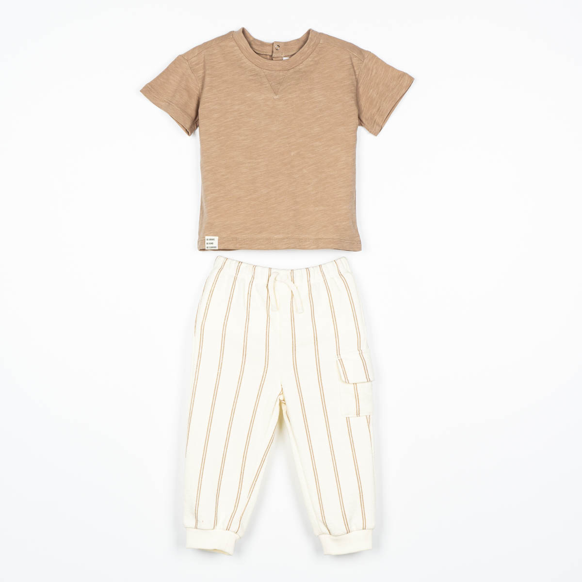 Conjunto 2 Piezas Playera Manga Corta para Bebé Kidsme