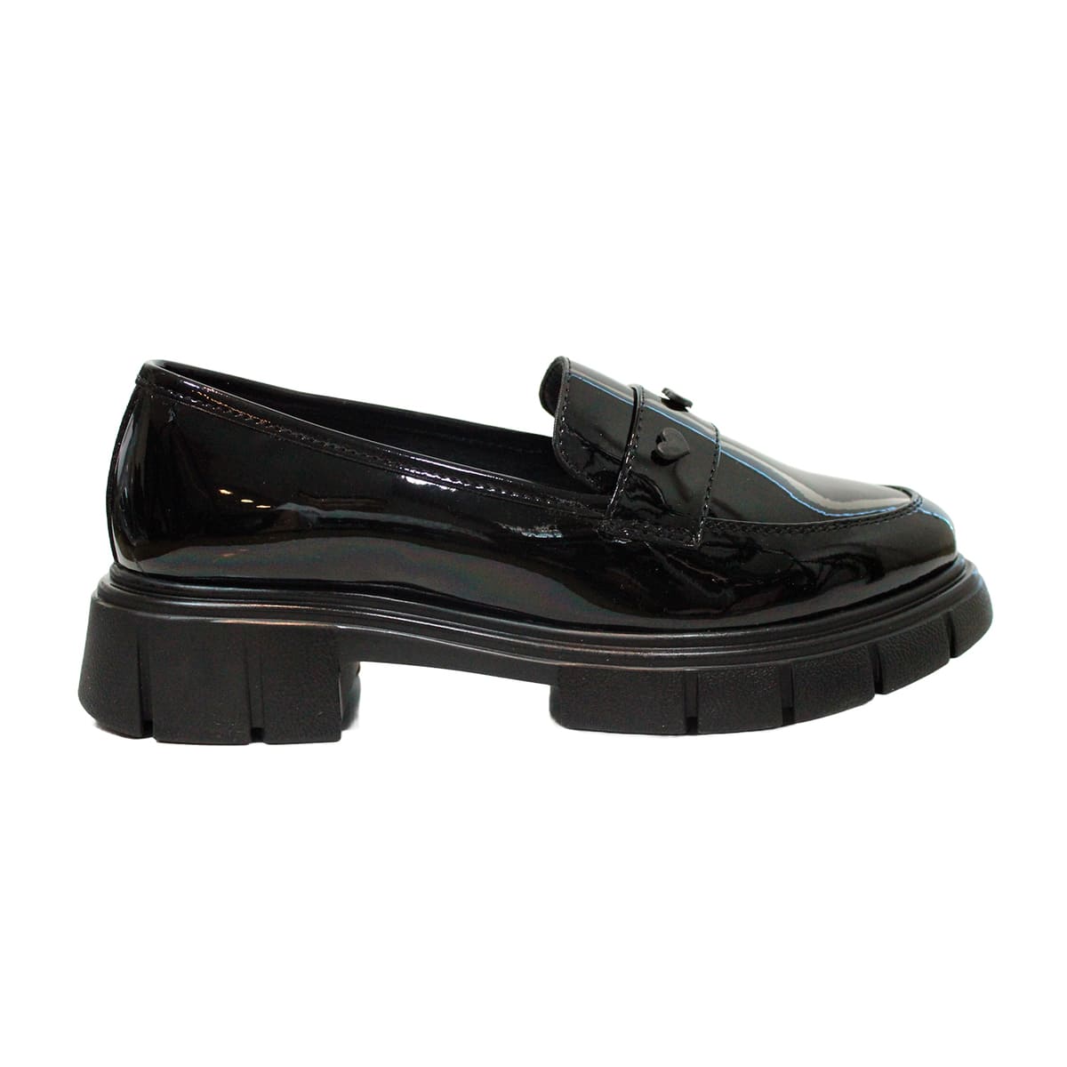 Mocasín Escolar Diseño Chunky 18-21 Negro Blasito