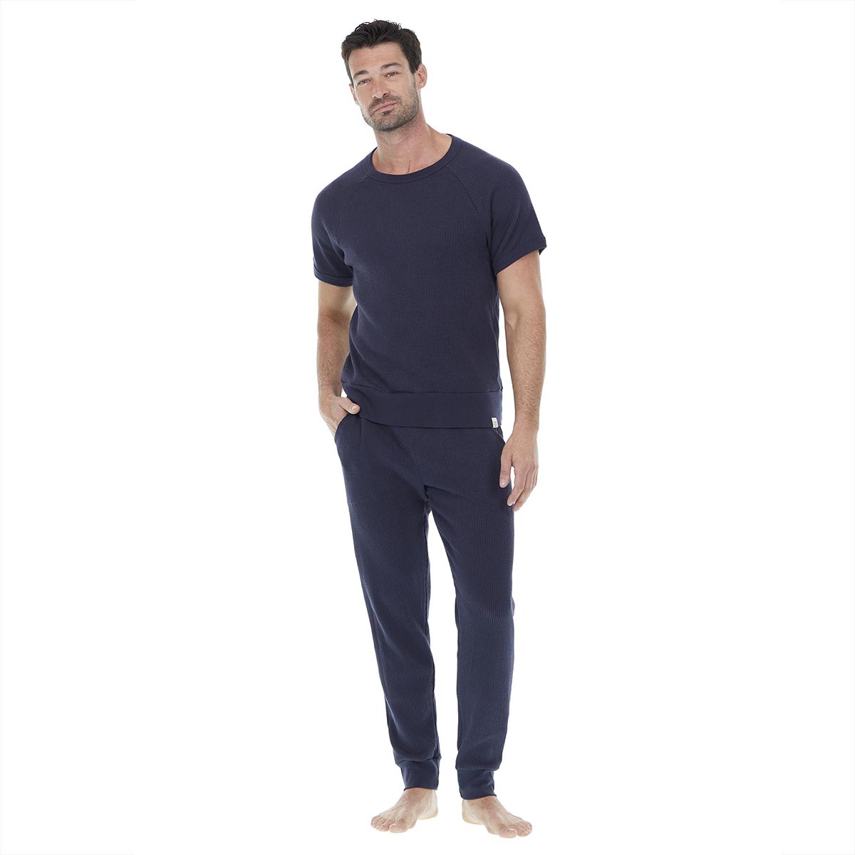 Pijama con Jogger Diseño Liso para Hombre Skiny