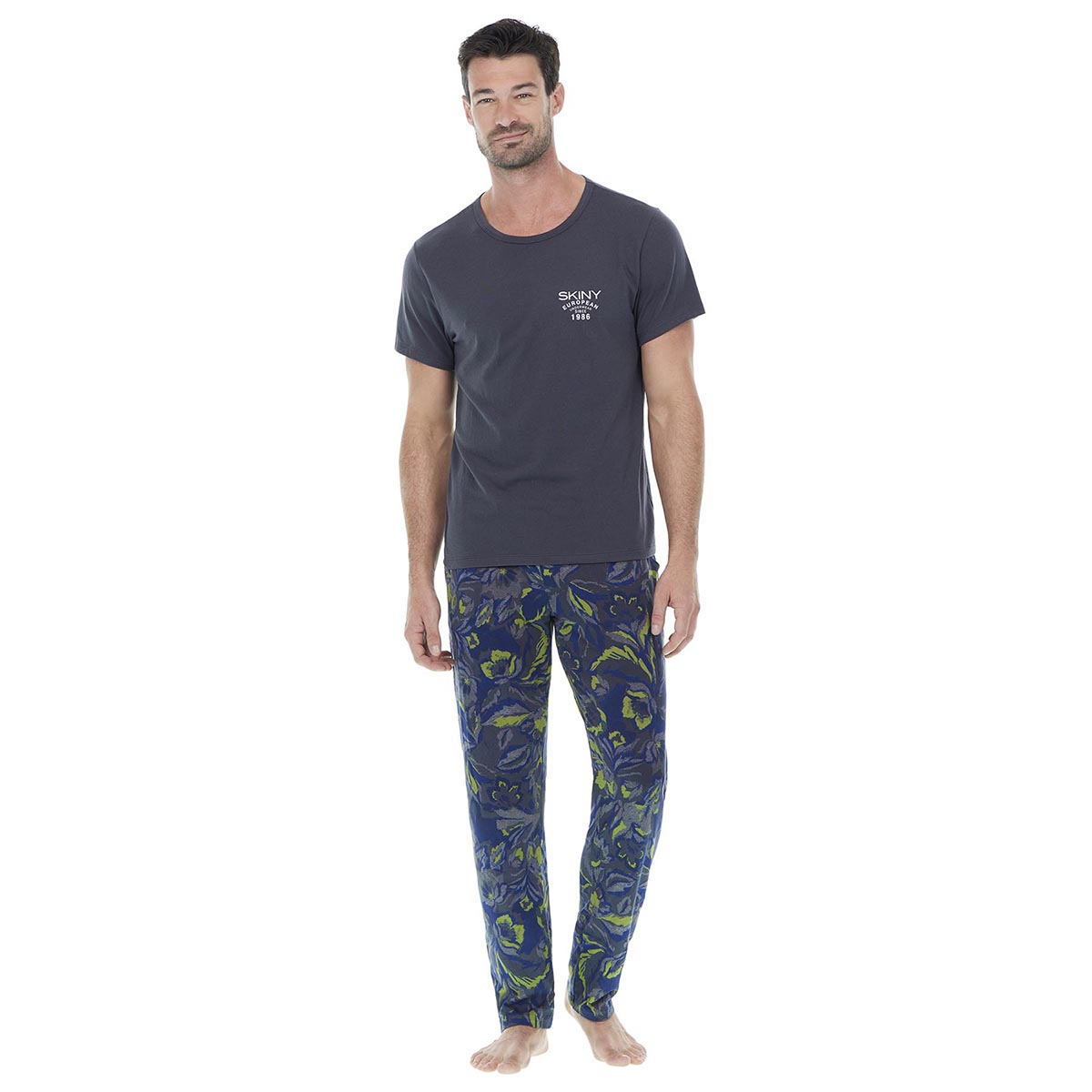 Pijama con Pantalón Diseño Combinado para Hombre Skiny