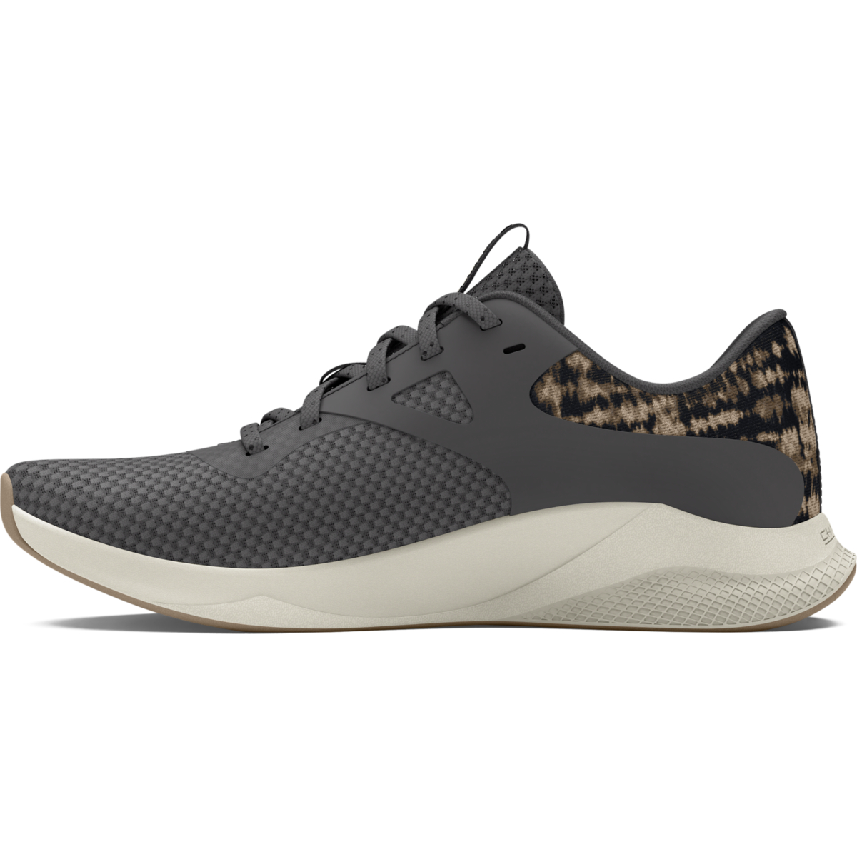 Tenis Charged Aurora Gris Under Armour para Mujer