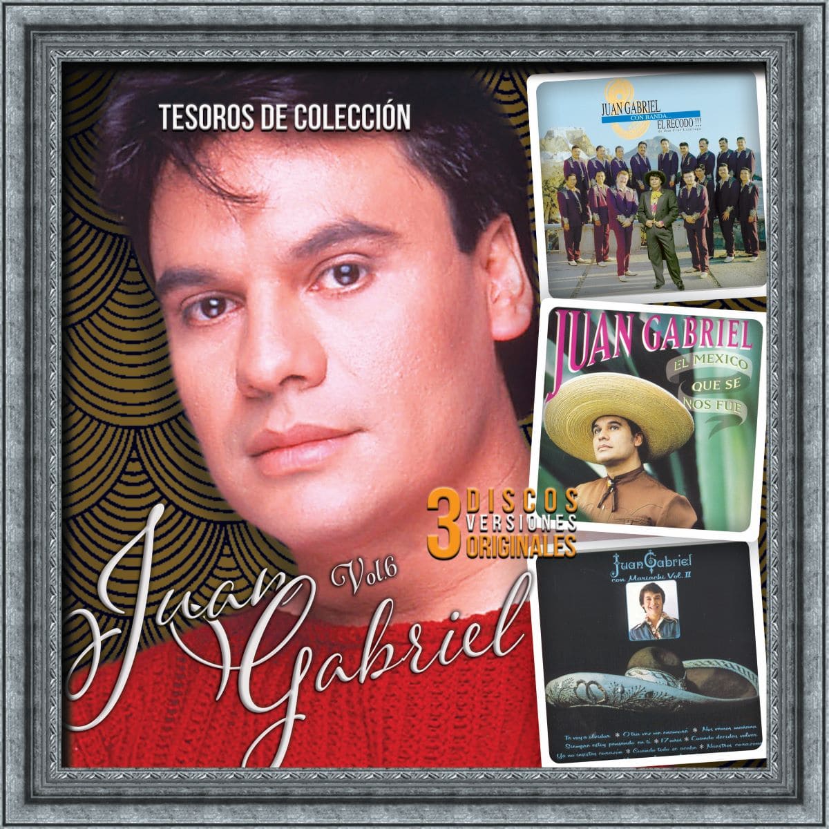 3Cds Juan Gabriel - Tesoros de Colección Vol. 6