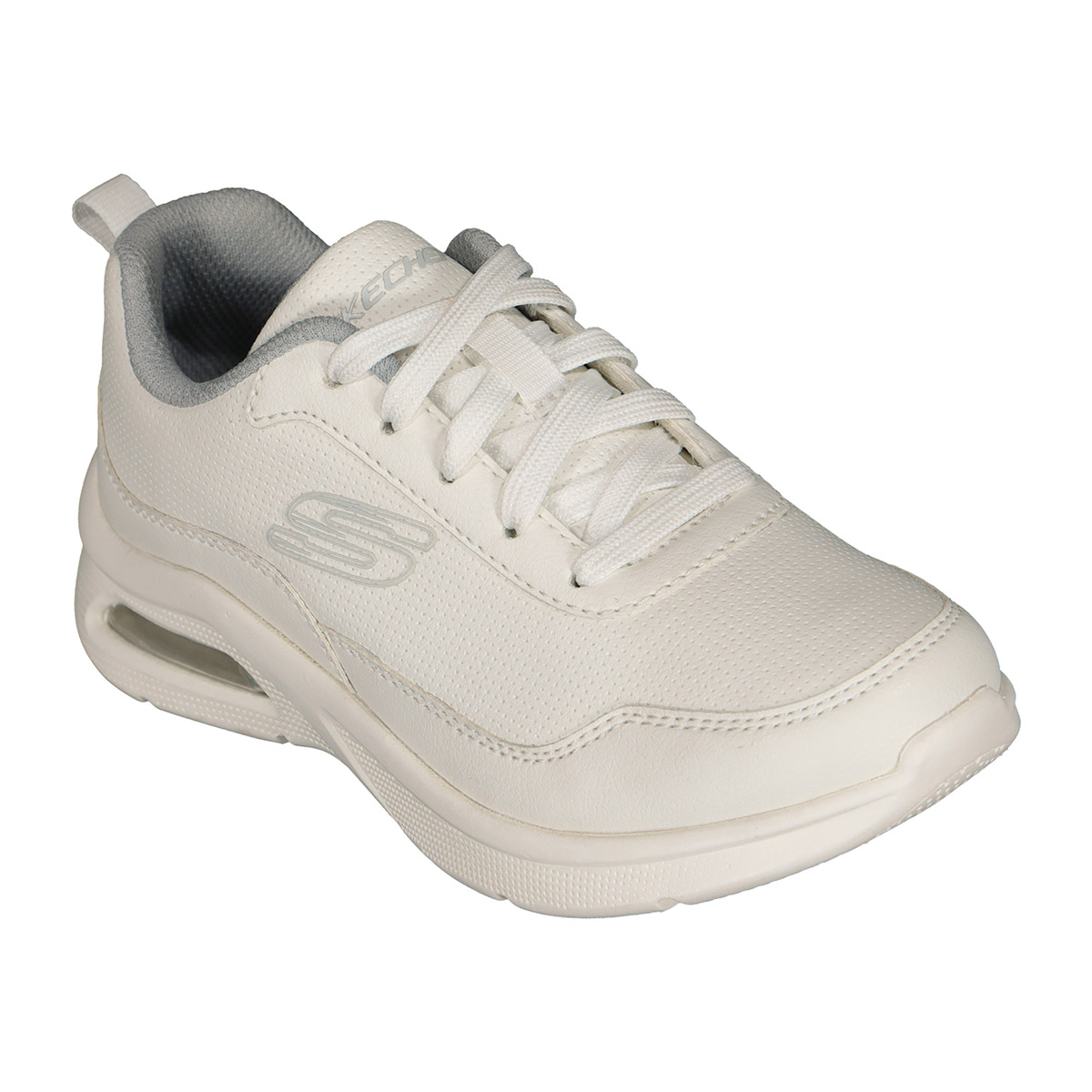 Tenis Escolar 17-25 Blanco para Unisex Skechers