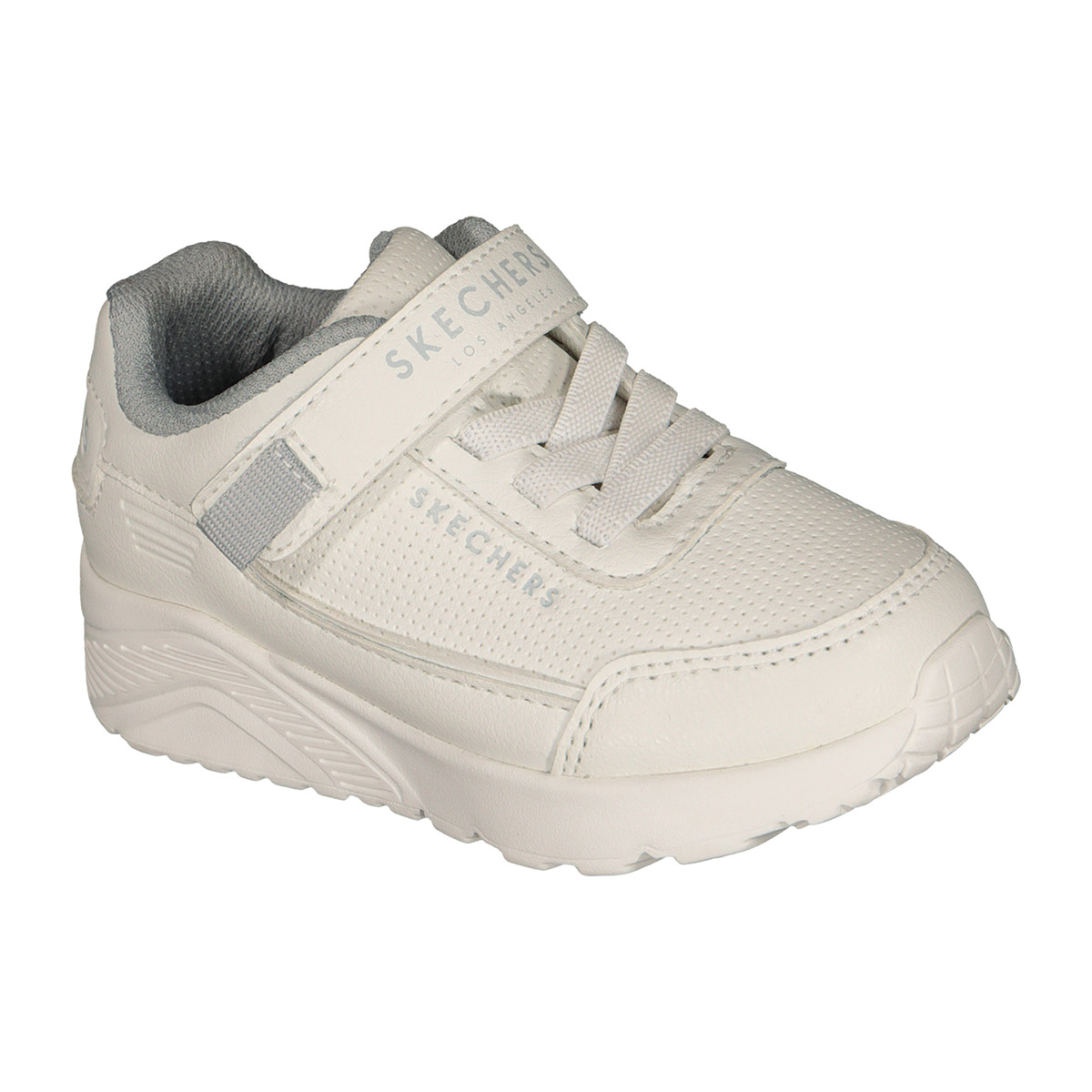 Tenis Escolar con Velcro 11-16 Blanco para Unisex Skechers