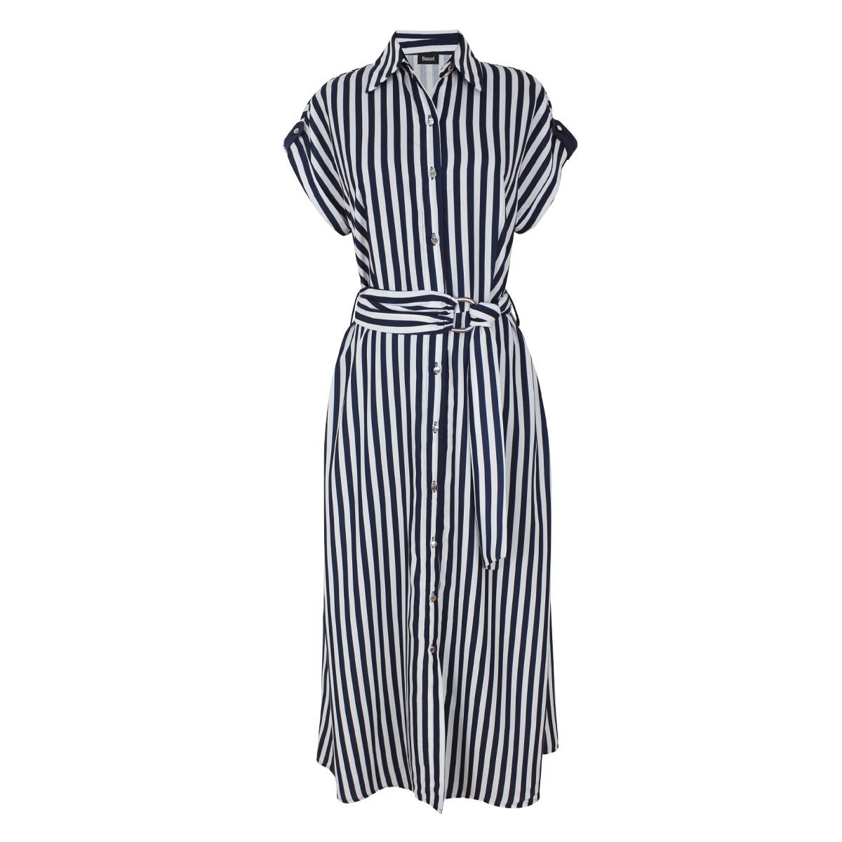 Vestido Camisero a Rayas Basel