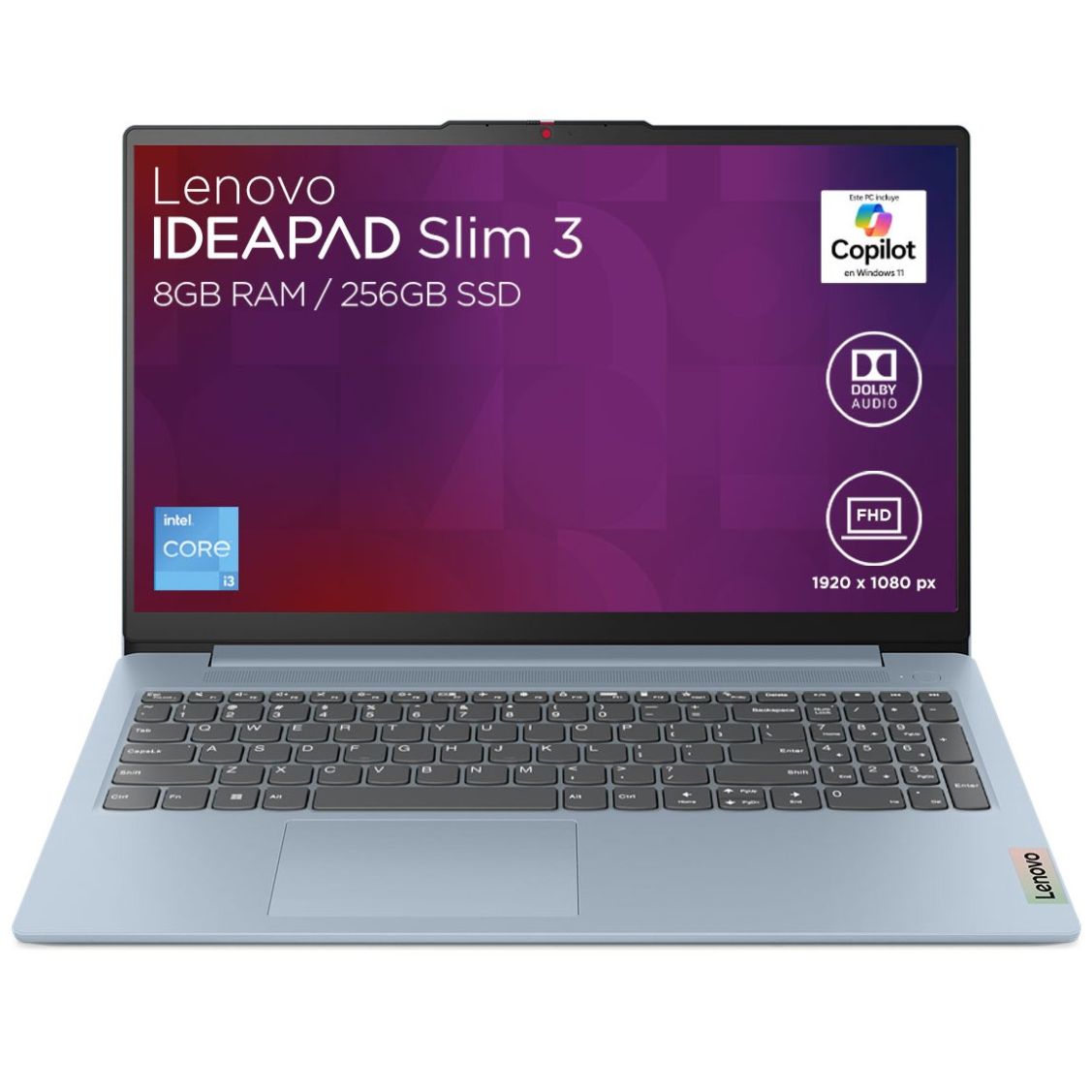 Laptop Lenovo Ideapad Slim 3 15Ian8, I3, 8Gb, 256Ssd