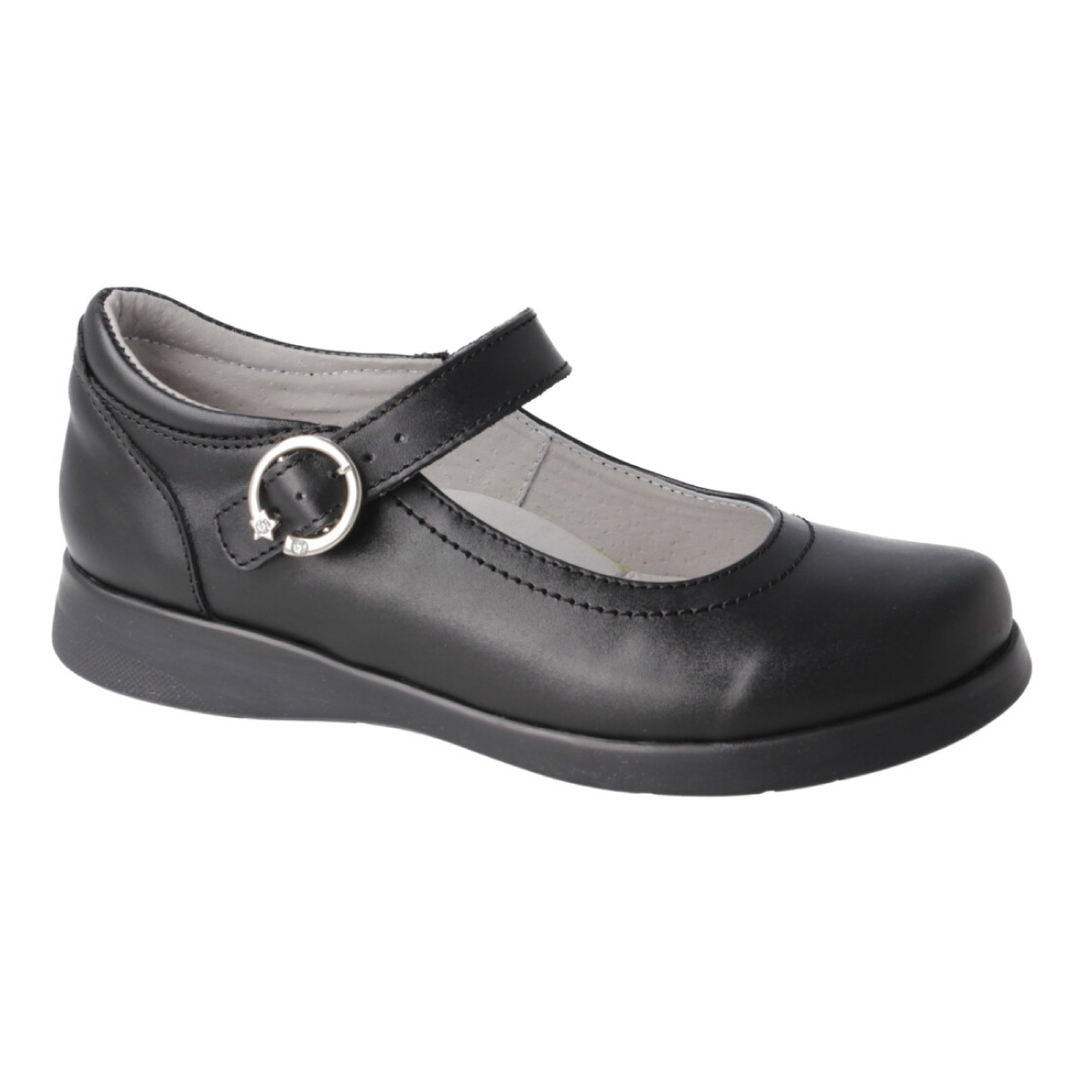 Zapato Escolar con Hebilla 18-21 Negro Ára Niña Karsten