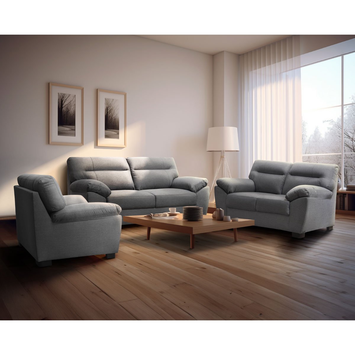 Sofá Merlina Gris Obscuro Muebles Liz