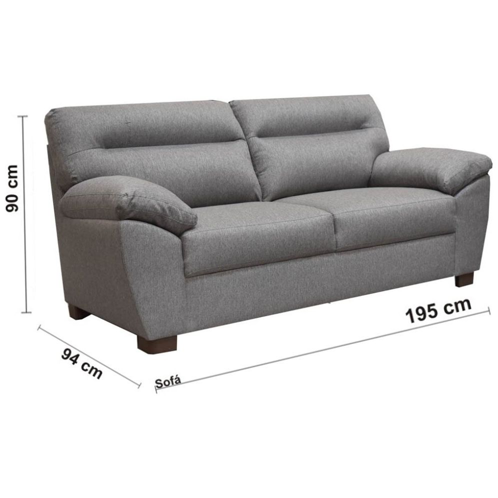 Sofá Merlina Gris Obscuro Muebles Liz